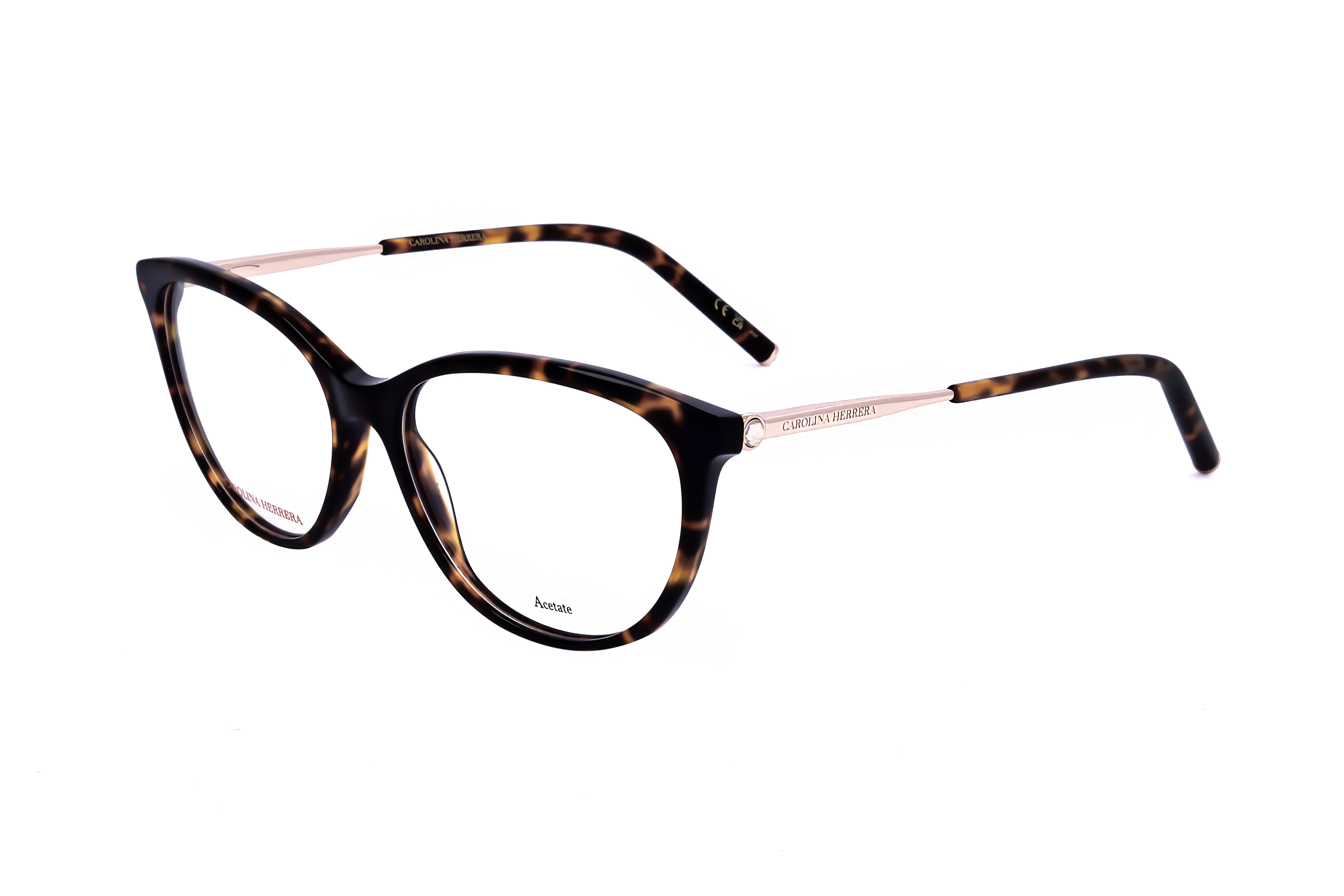 Carolina Herrera Women's 55mm Havana Gold Eyeglasses HER0196-2IK-55