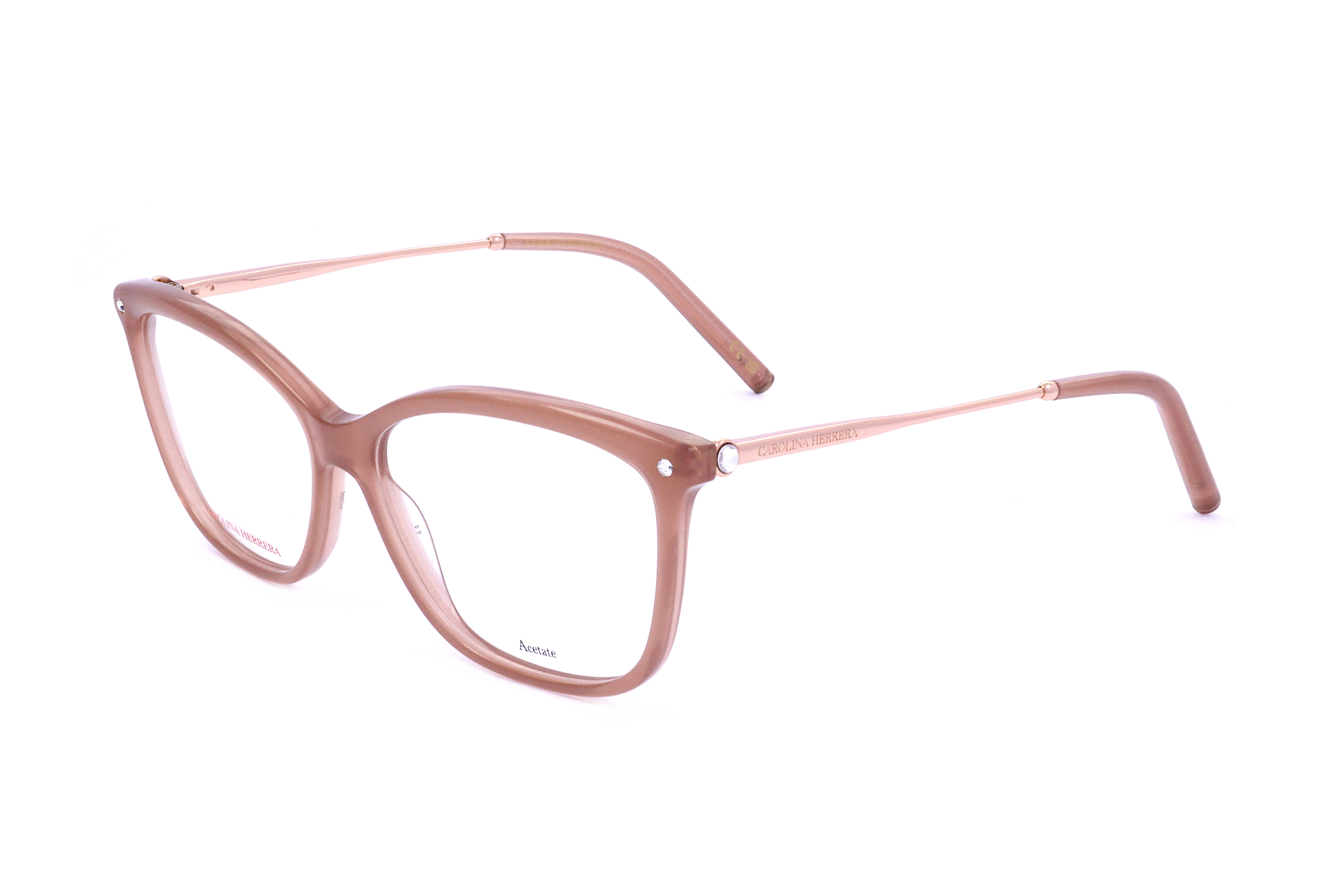 Carolina Herrera Women's 56mm Nude Glitter Eyeglasses HER0154-KON-56