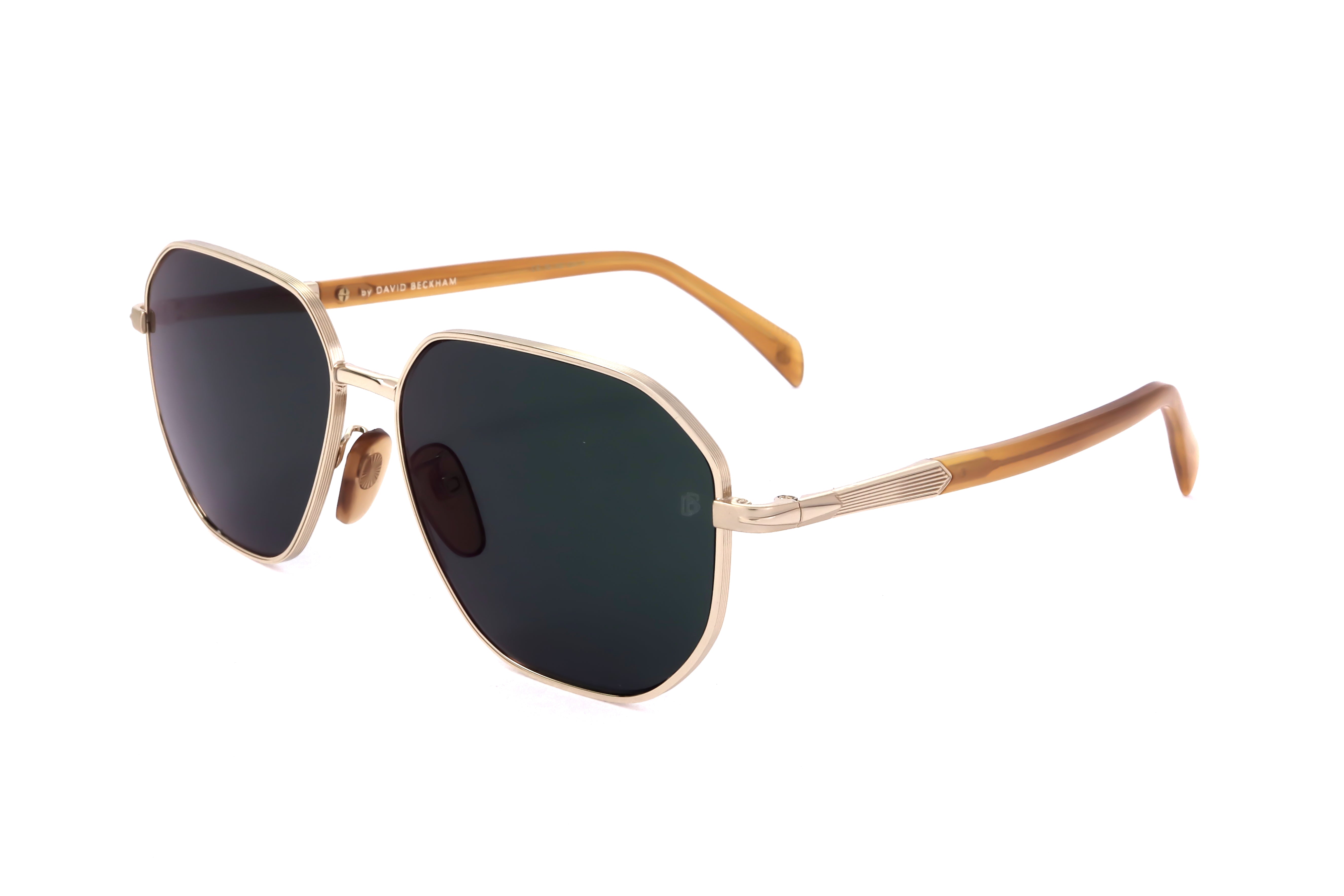 David Beckham Men's 60mm Gold Sunglasses DB1132-F-S-F6W-60