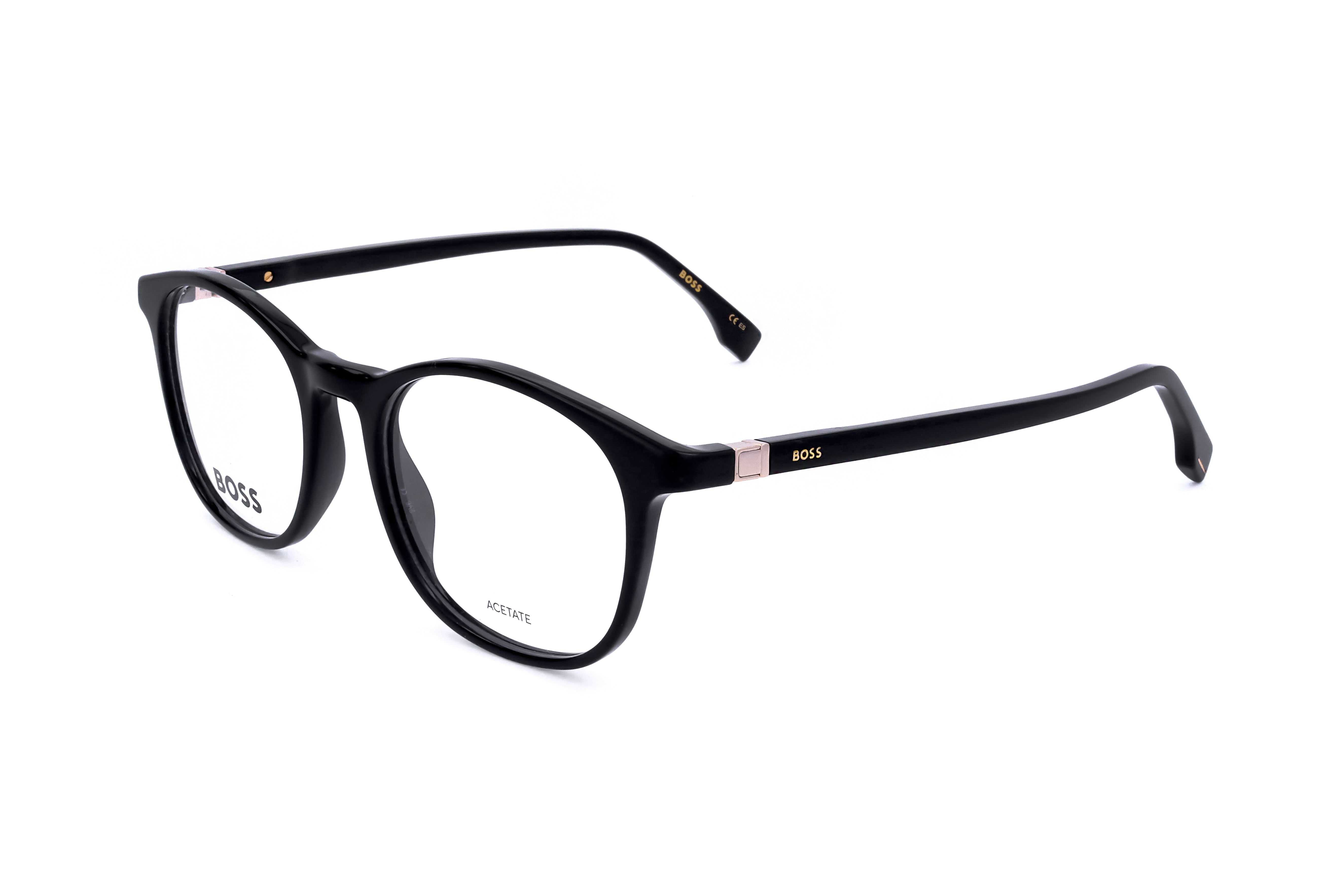 Hugo Boss Men's 53mm Black Eyeglasses BOSS1437-807-53