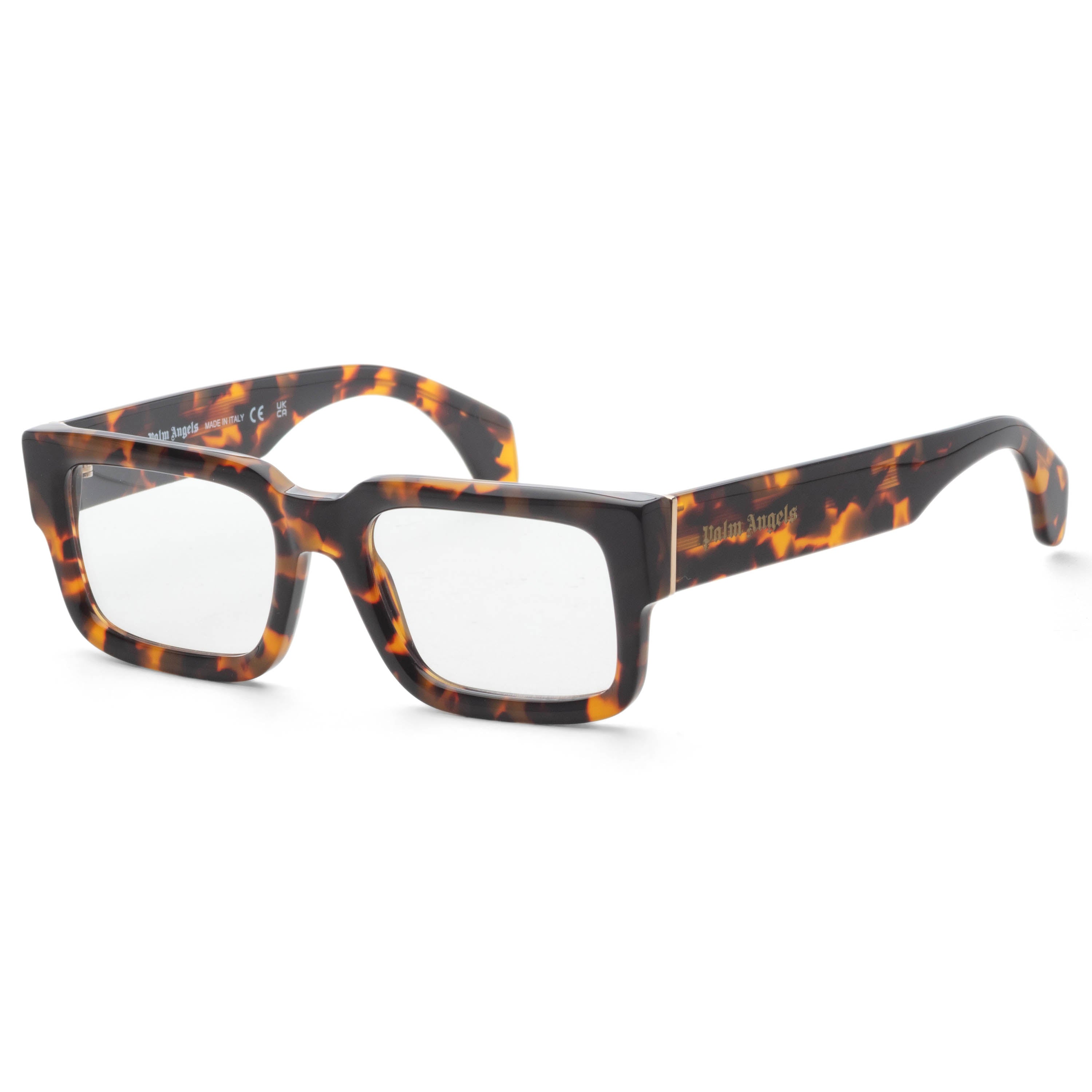 Palm Angels Unisex Style 3 54mm Havana Eyeglasses PERJ003F24PLA0016000-54