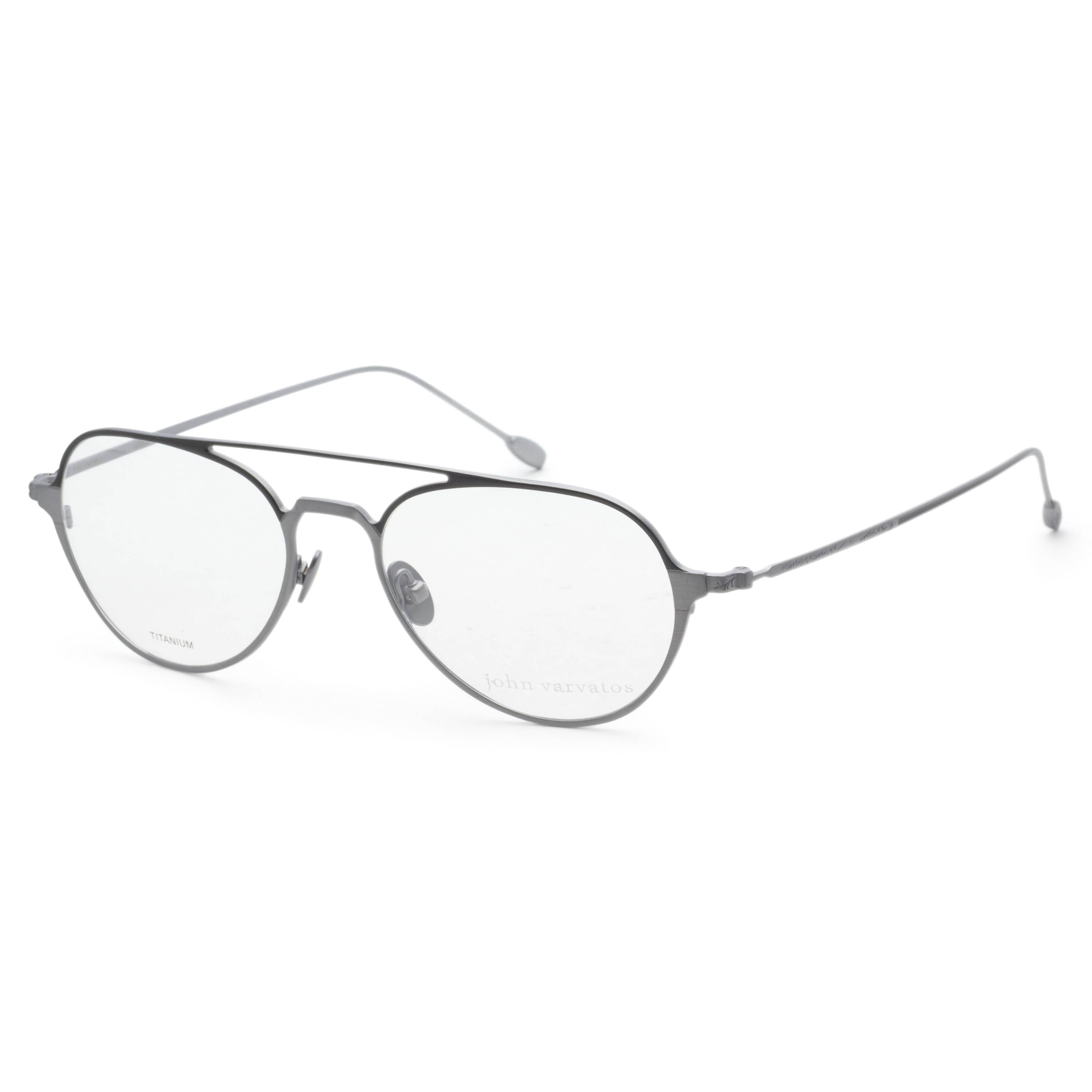 John Varvatos Men's 53 mm Gunmetal Eyeglasses V164-530GUN