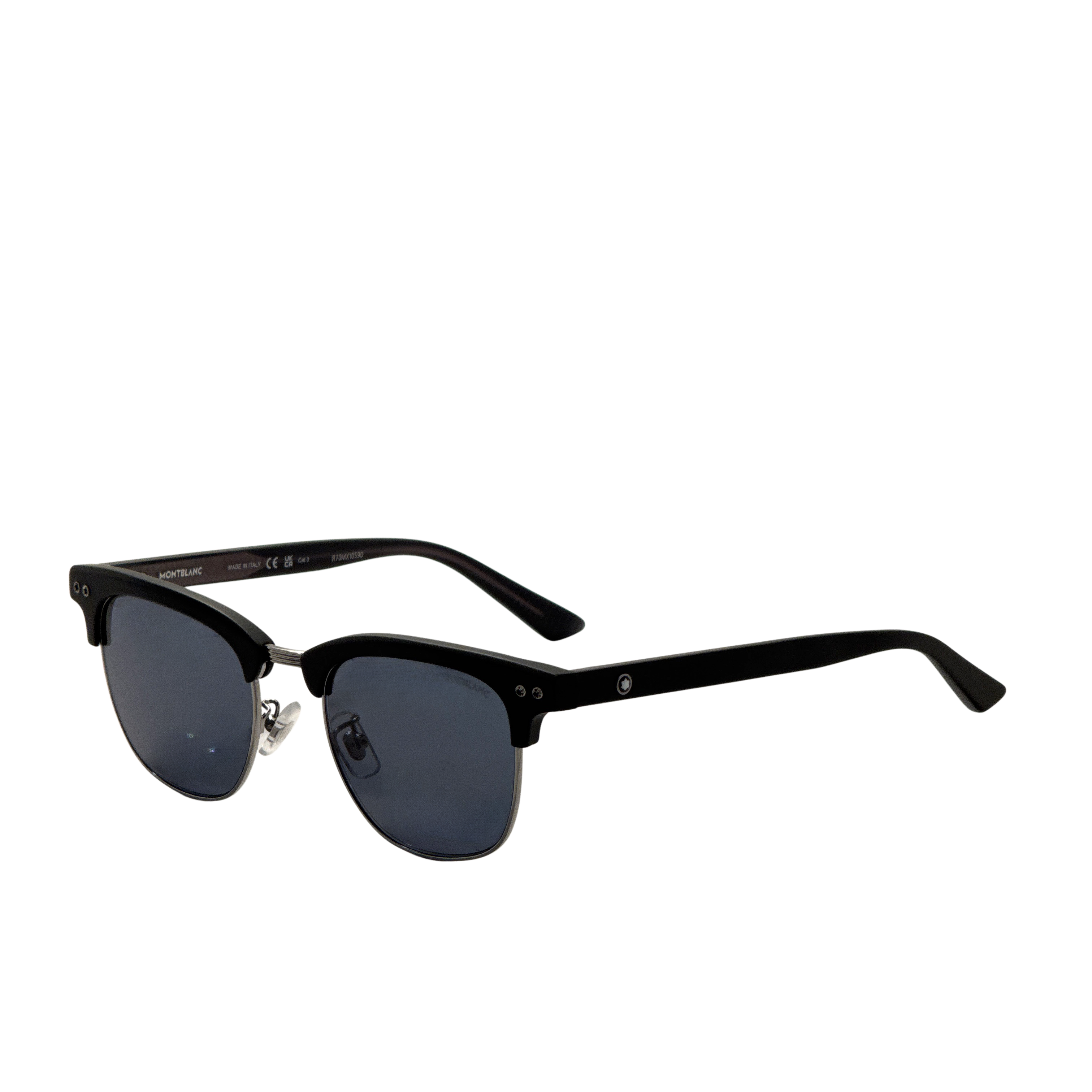 Montblanc Men's 52 mm Matte Blcak Sunglasses MB0382S-002