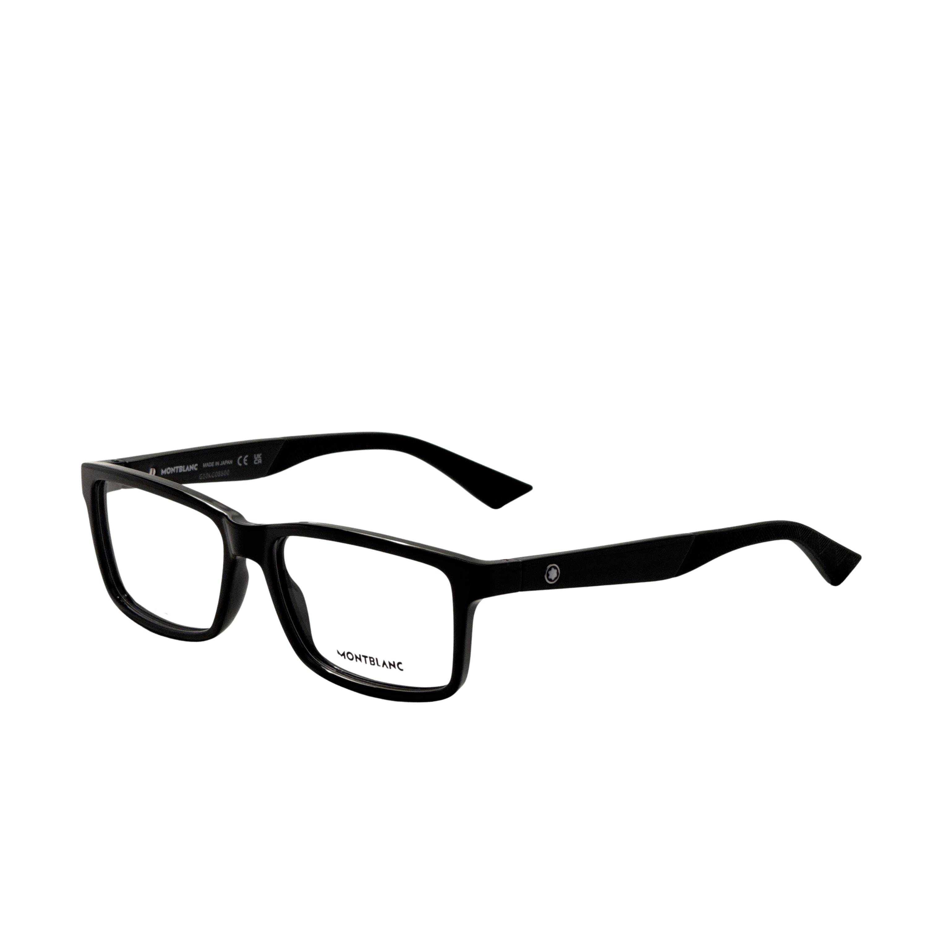 Montblanc Men's 57 mm Black Eyeglasses MB0402O-001-57