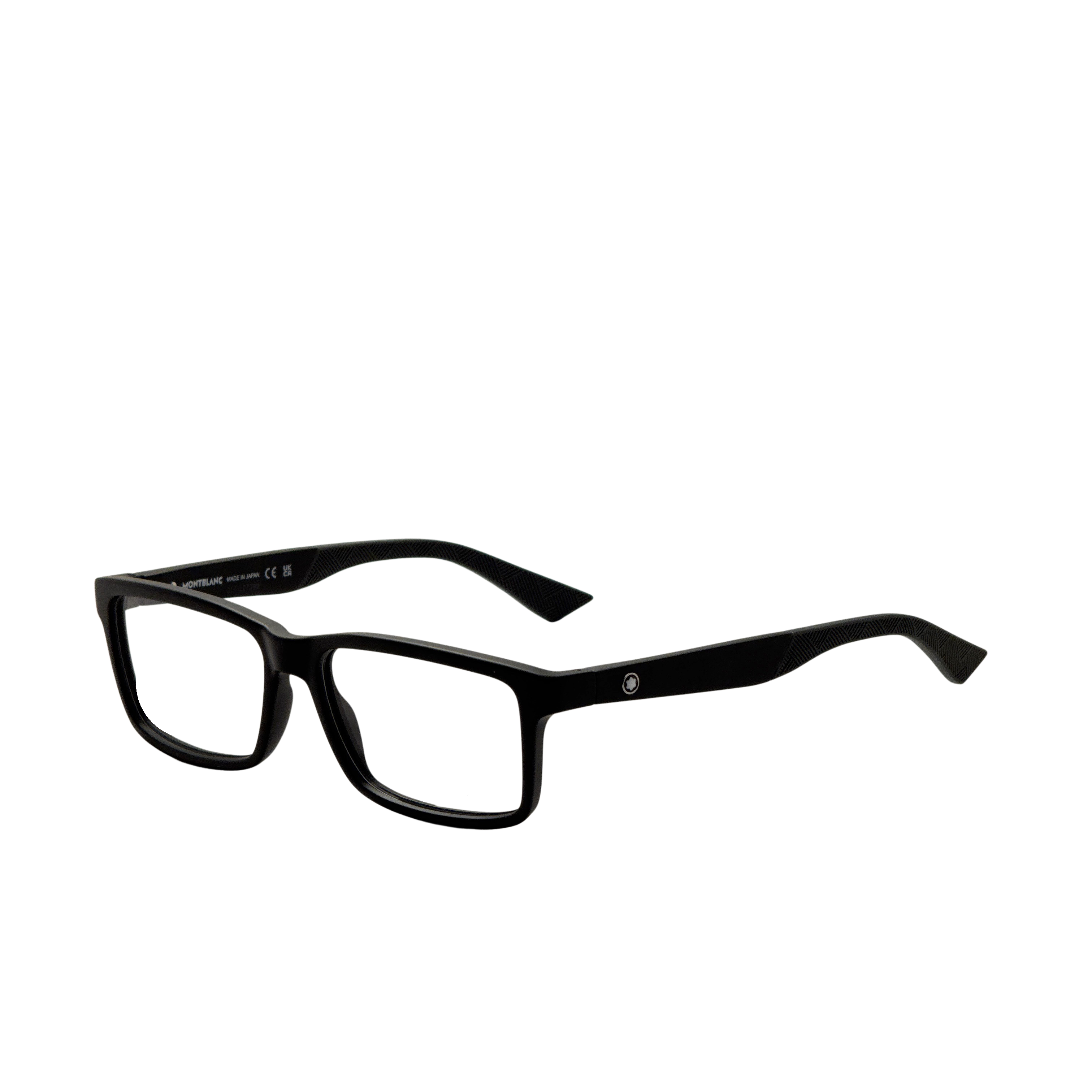 Montblanc Men's 57 mm Matte Blcak Eyeglasses MB0402O-002-57