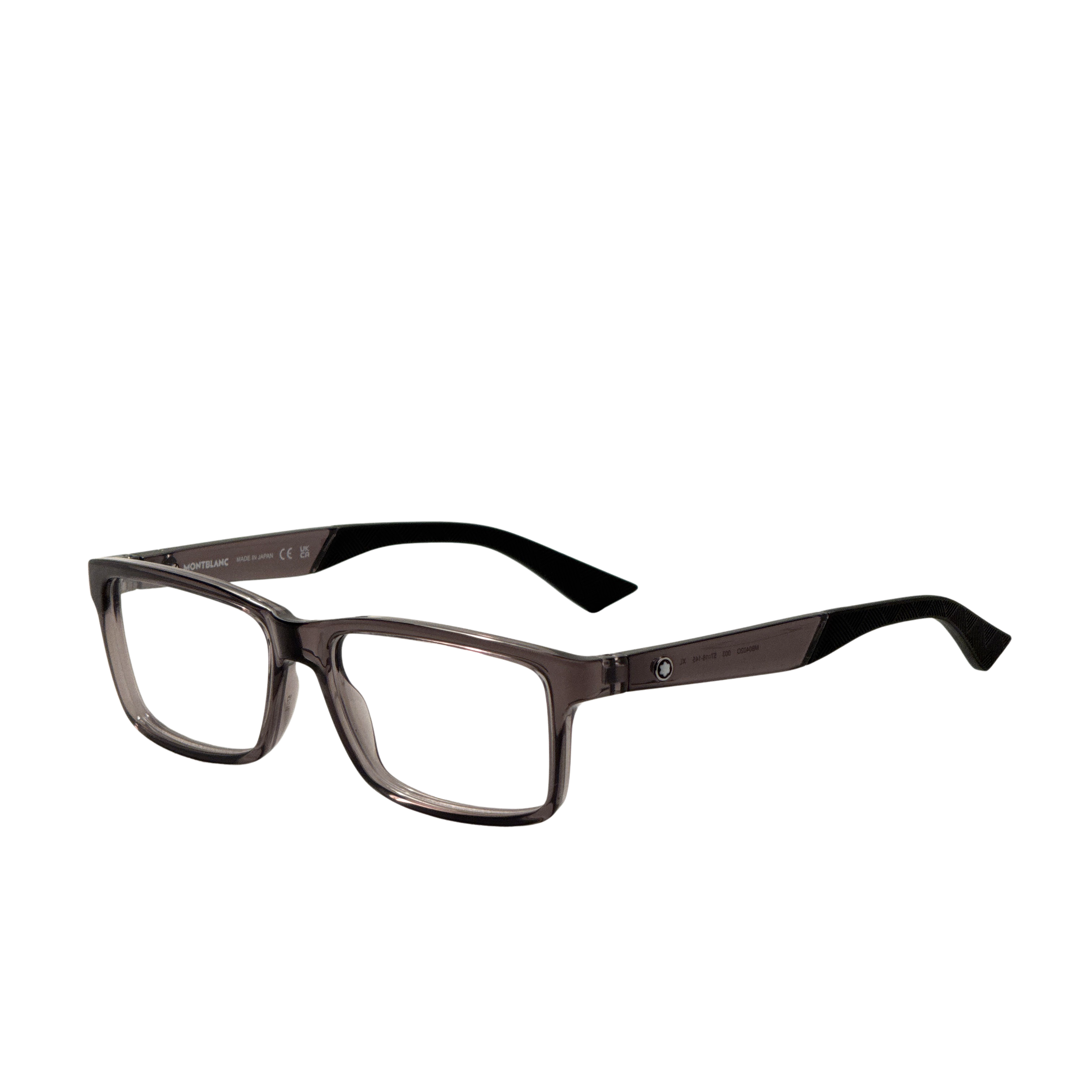 Montblanc Men's 57 mm Grey Eyeglasses MB0402O-003-57