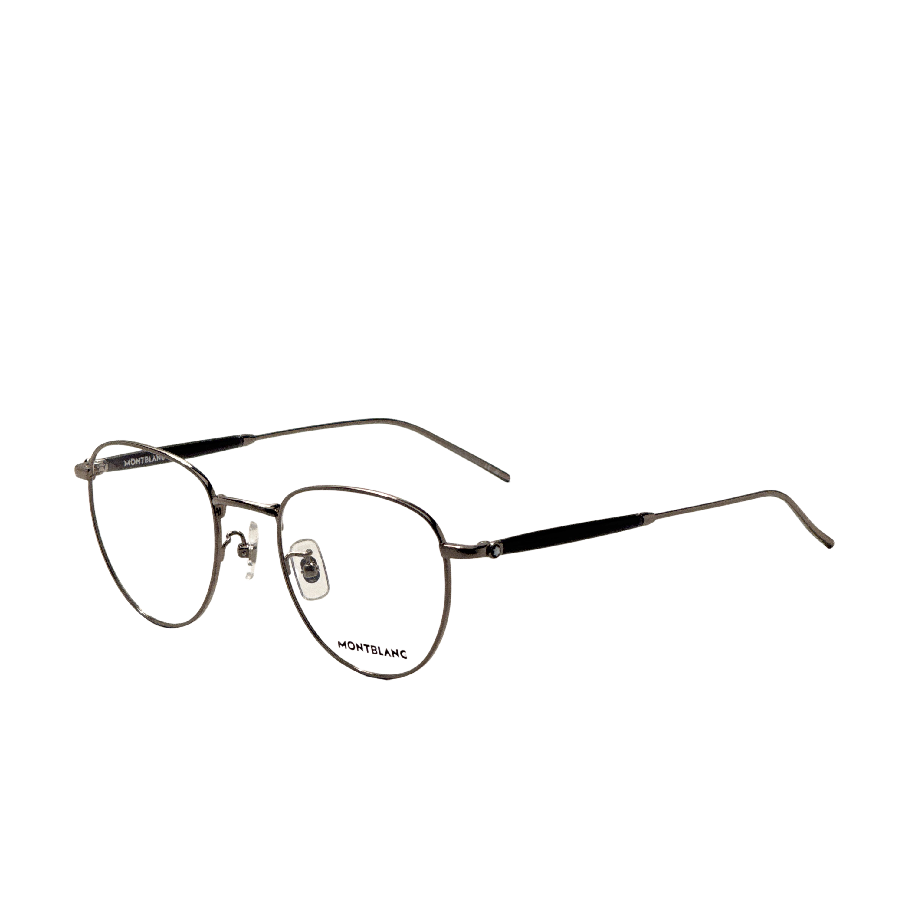 Montblanc Men's 50 mm Gumetal Eyeglasses MB0410O-004-50