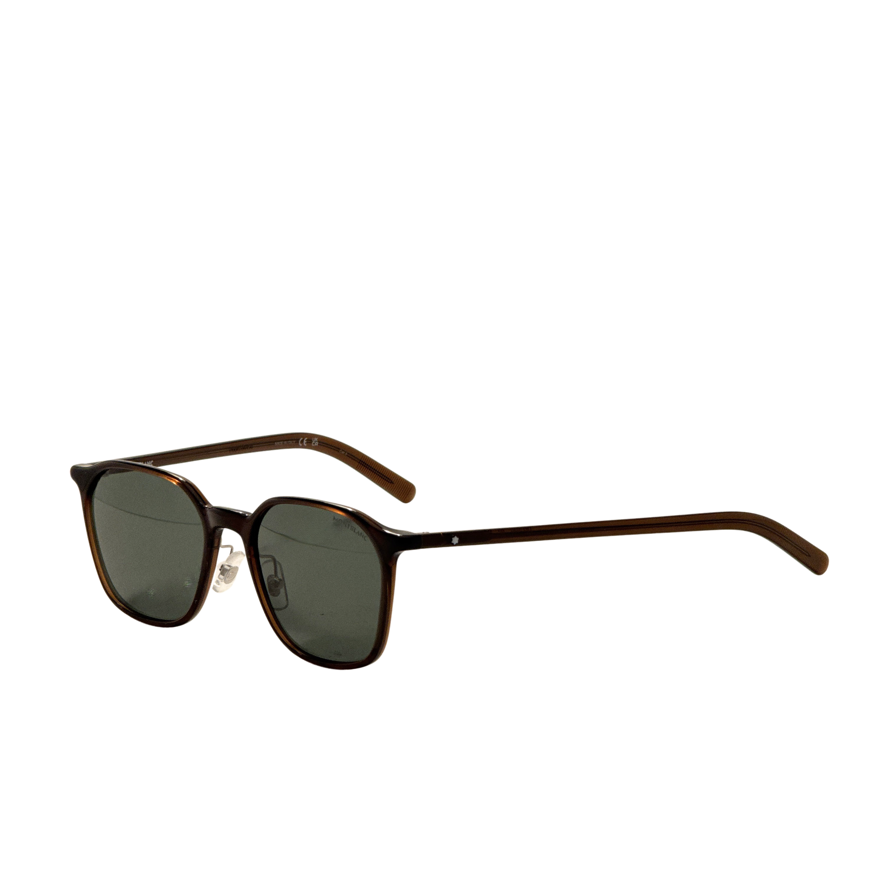Montblanc Unisex 55 mm Brown Sunglasses MB0420SK-003