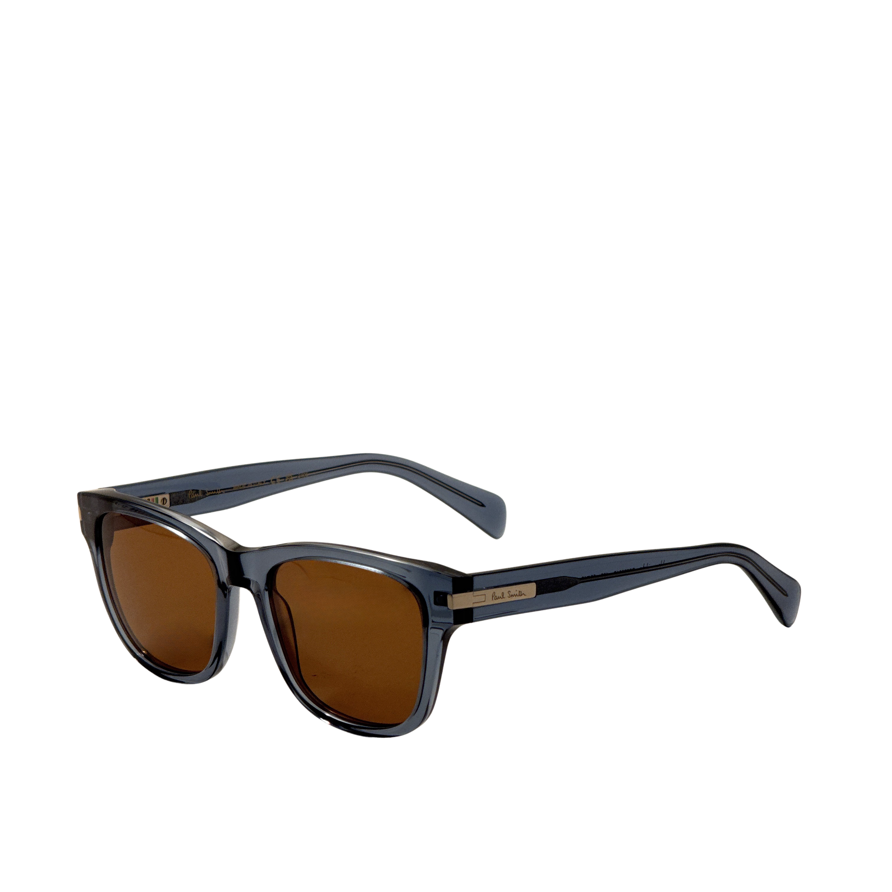 Paul Smith Men's Howitt 55mm Transparent Brown Sunglasses PS23601S-400-55