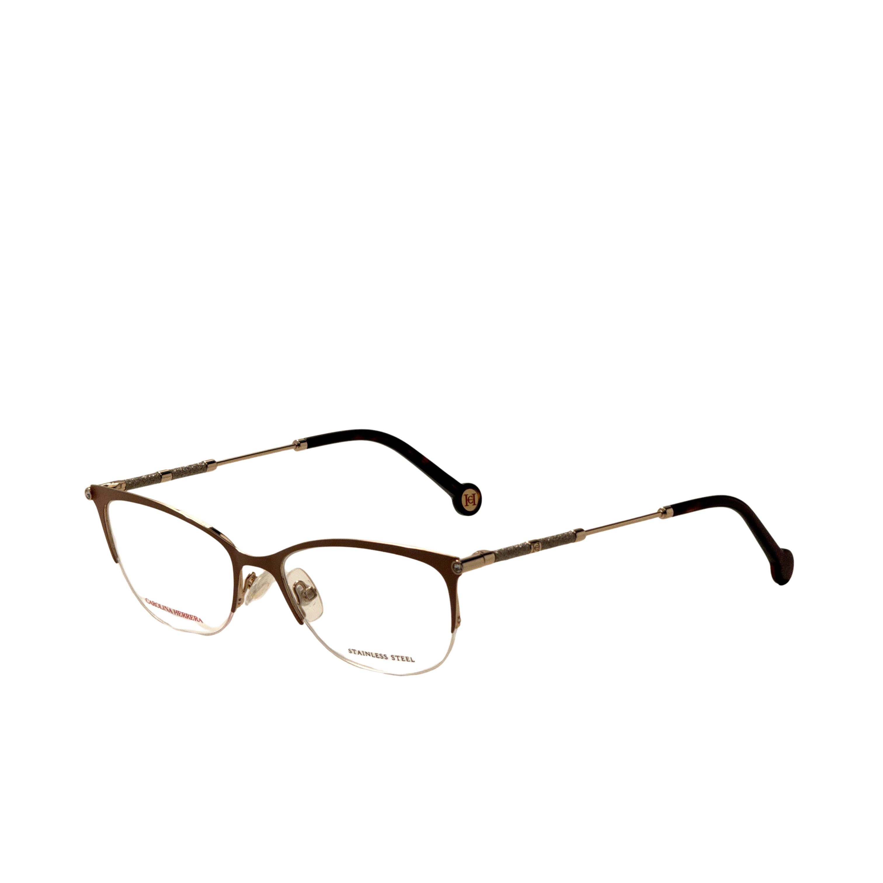 Carolina Herrera Women's 54mm Gold Nude Eyeglasses HER0153-BKU-54