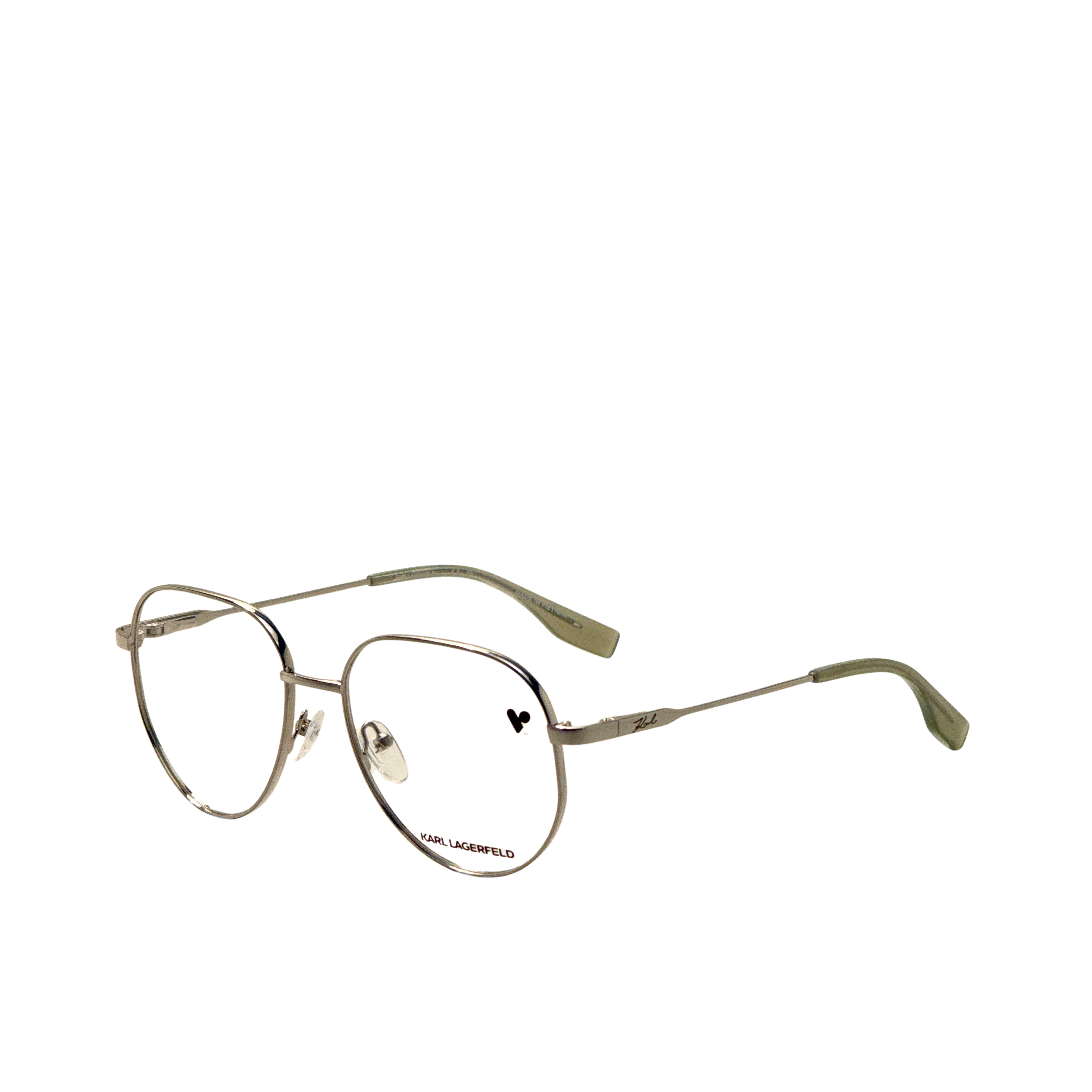 Karl Lagerfeld Women's 55mm Silver Eyeglasses KL361-040-55