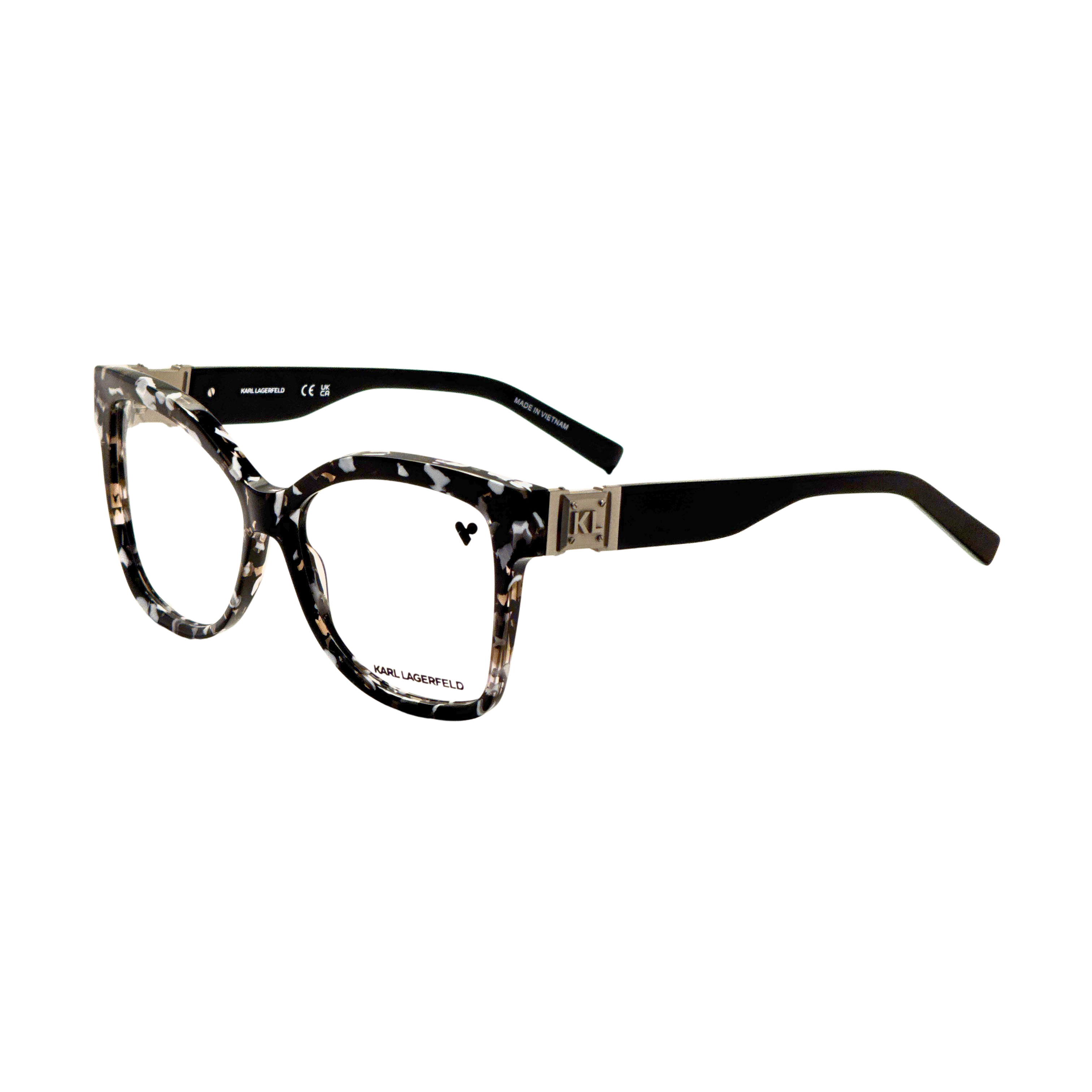 Karl Lagerfeld Women's 55mm Marble Black Eyeglasses KL6149-016-55