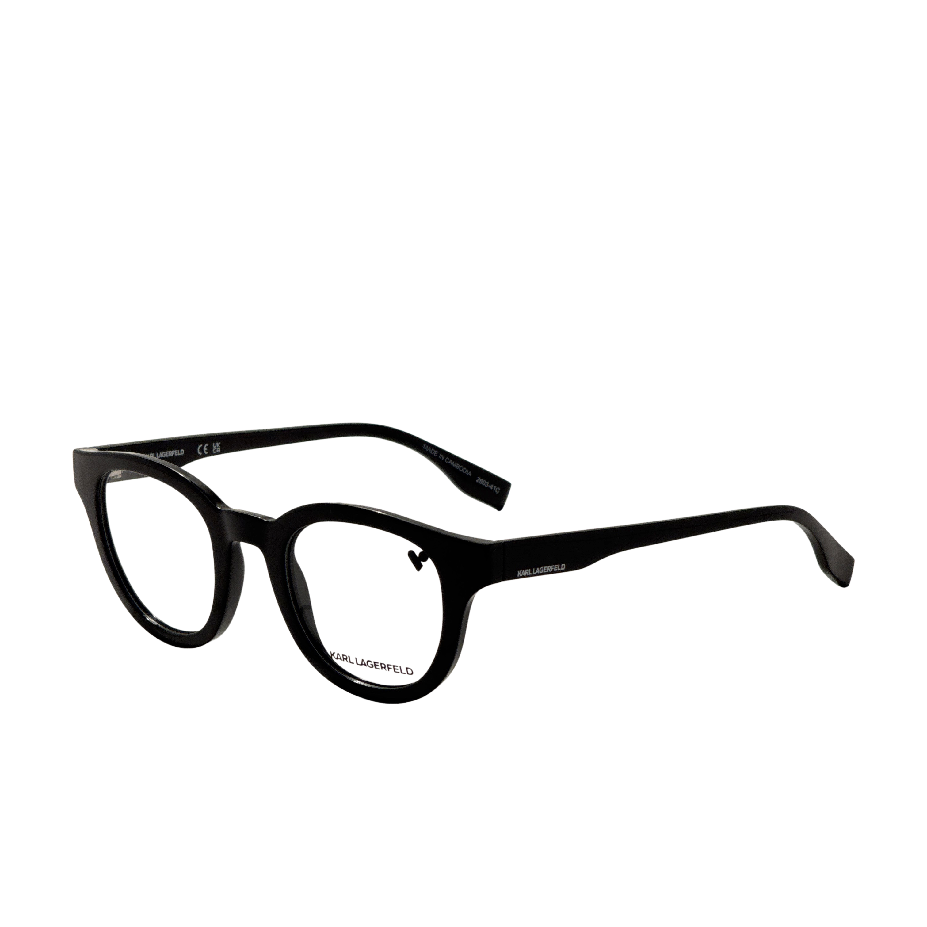 Karl Lagerfeld Unisex 47mm Black Eyeglasses KL6177-001-47