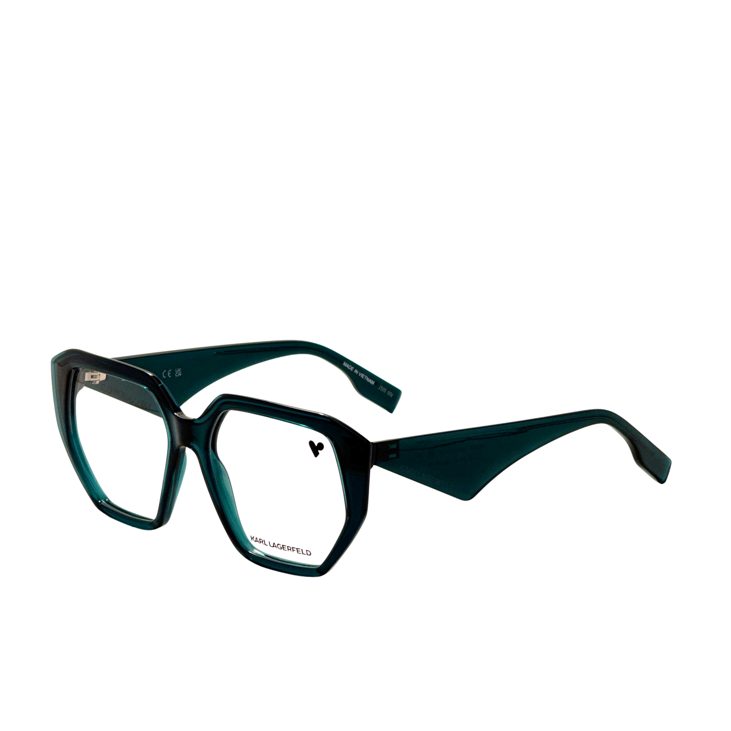 Karl Lagerfeld Women's 54mm Crystal Petrol Eyeglasses KL6213-425-54