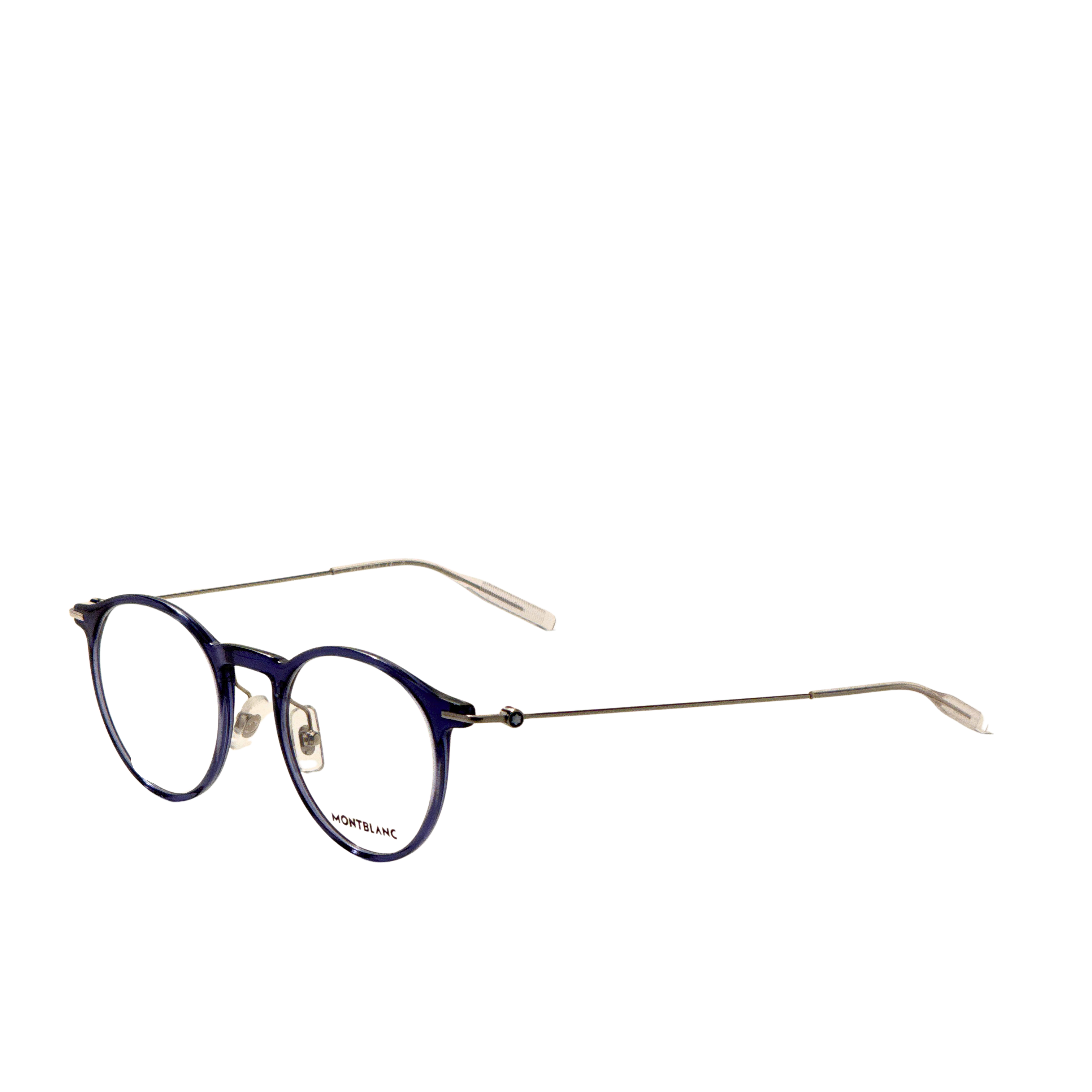 Montblanc Men's 48 mm Blue Eyeglasses MB0099O-004-48