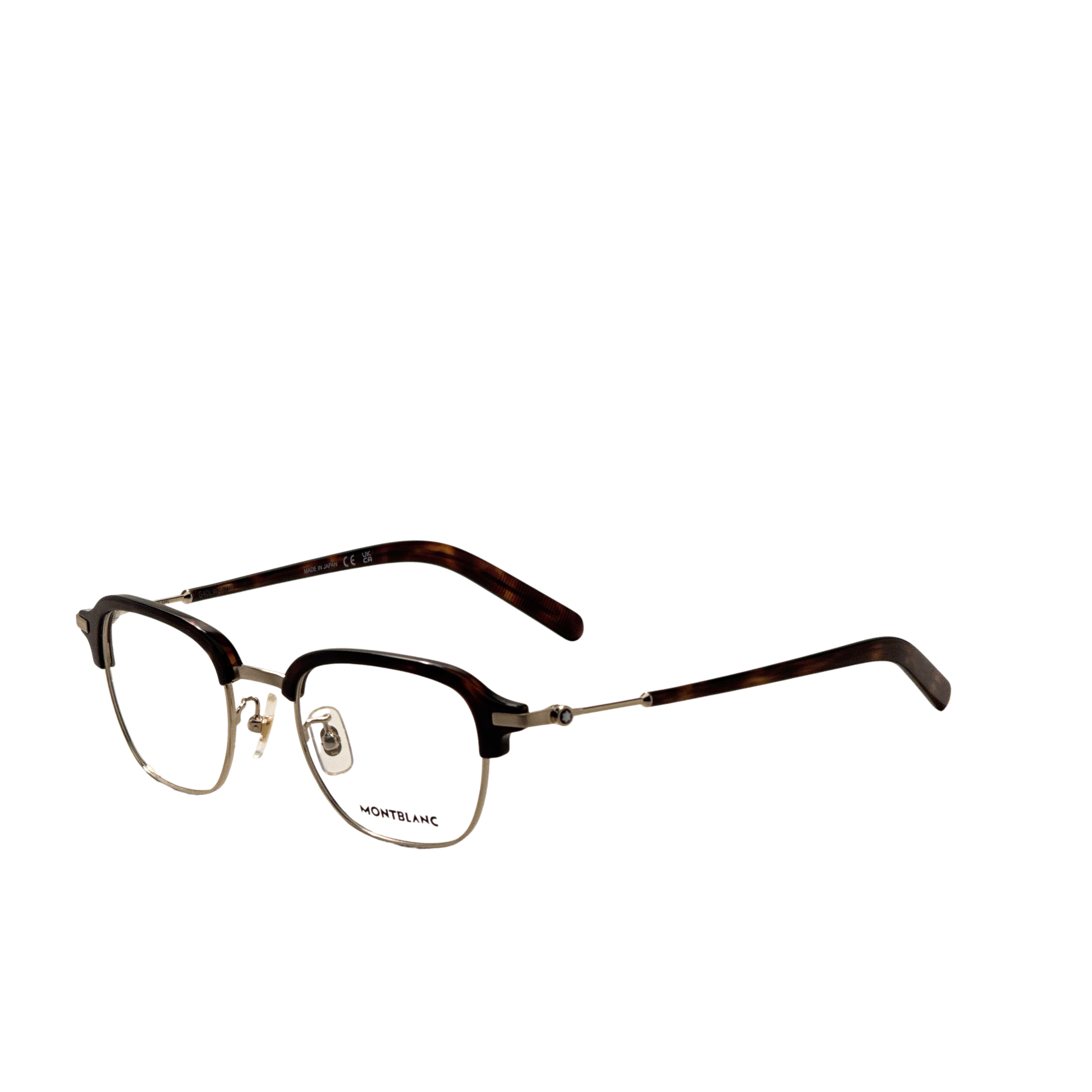 Montblanc Men's 50 mm Havana Gold Eyeglasses MB0390O-003-50