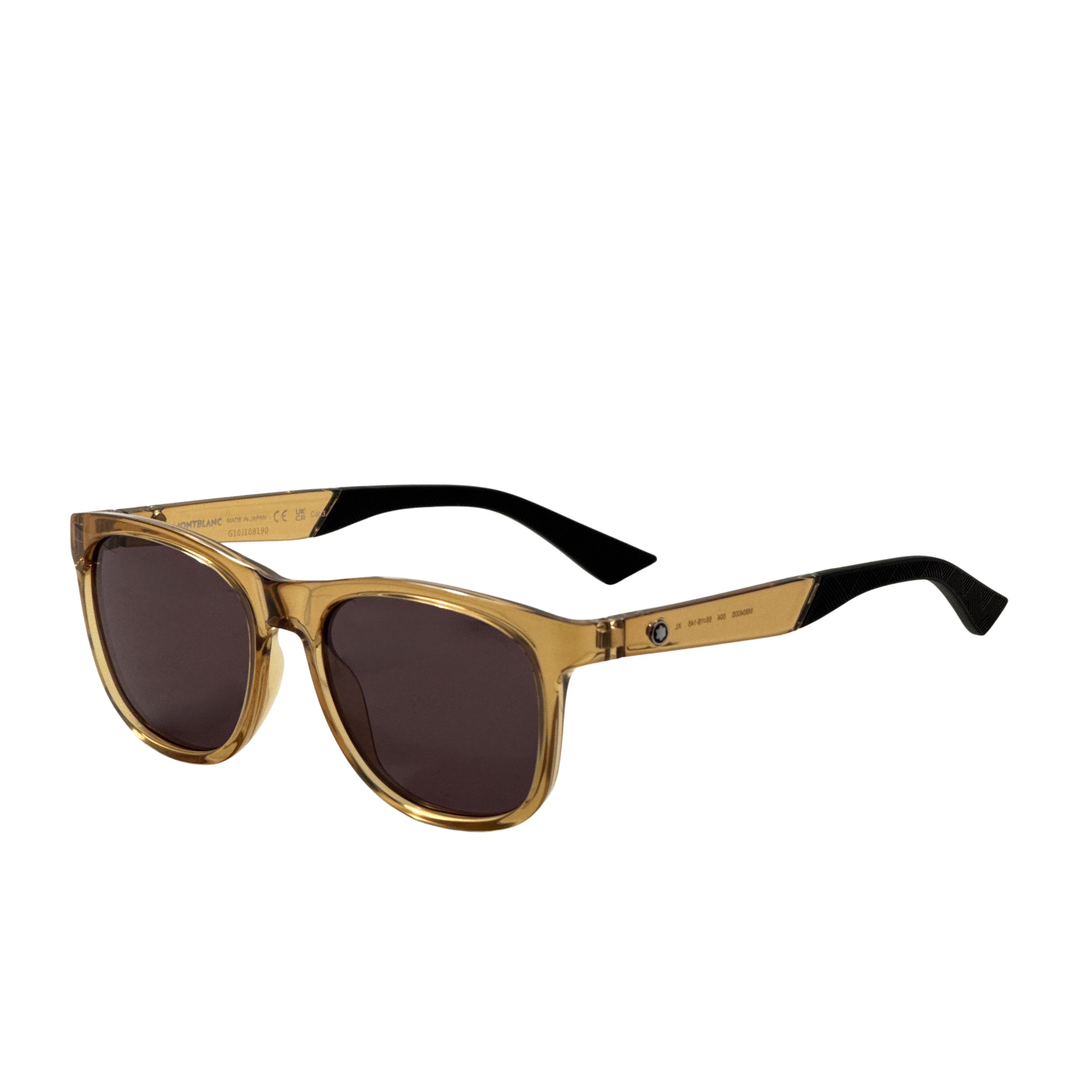 Montblanc Men's 55 mm Black Sunglasses MB0400S-004