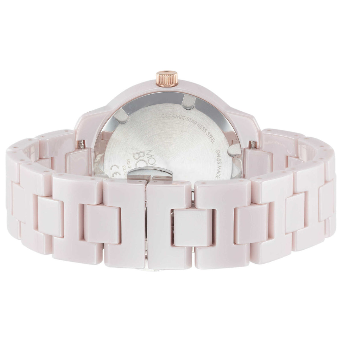 Movado Women's Bold Verso Pink 38.5mm Quartz Watch 3600935