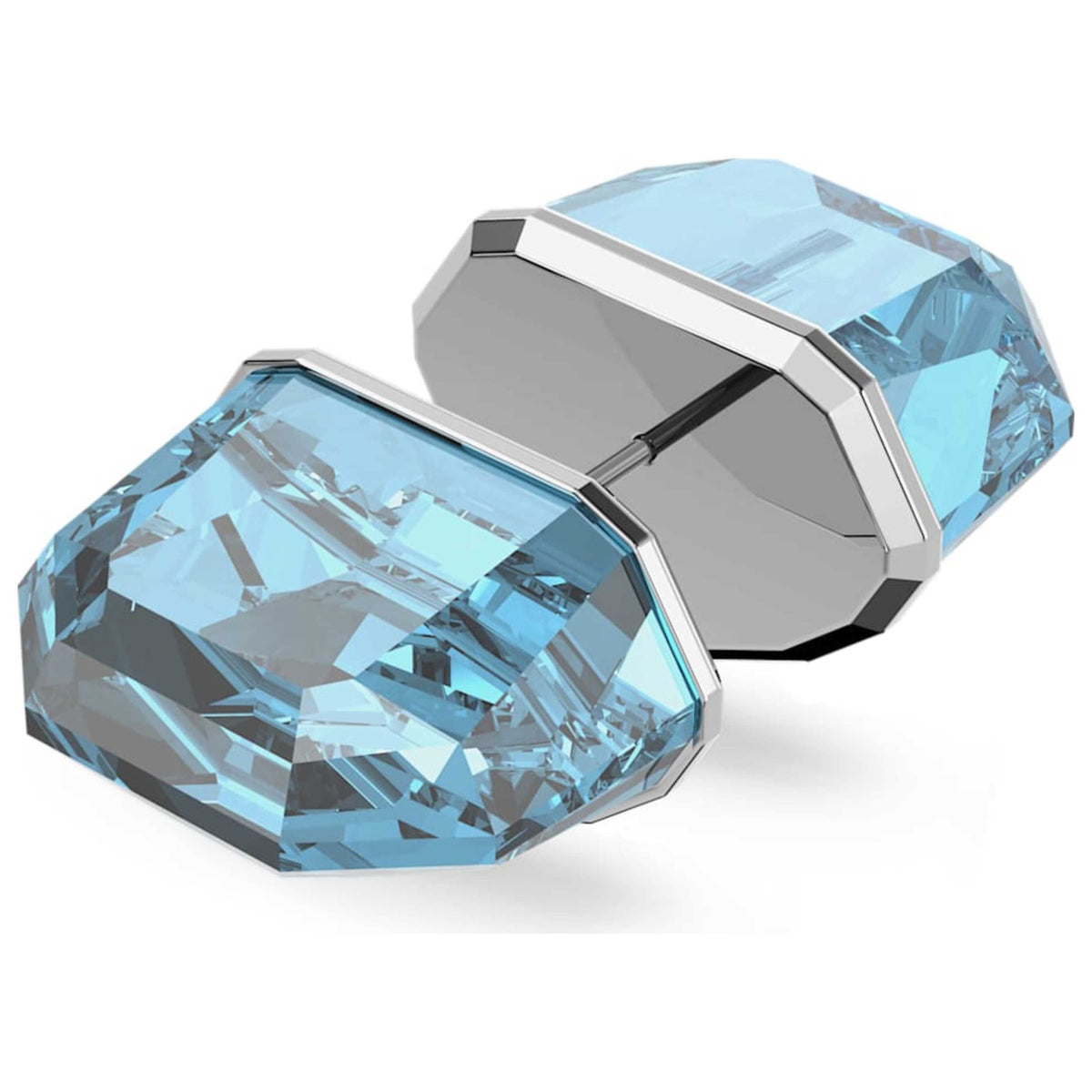 עגילי Lucent עם קריסטלים כחולים של Swarovski