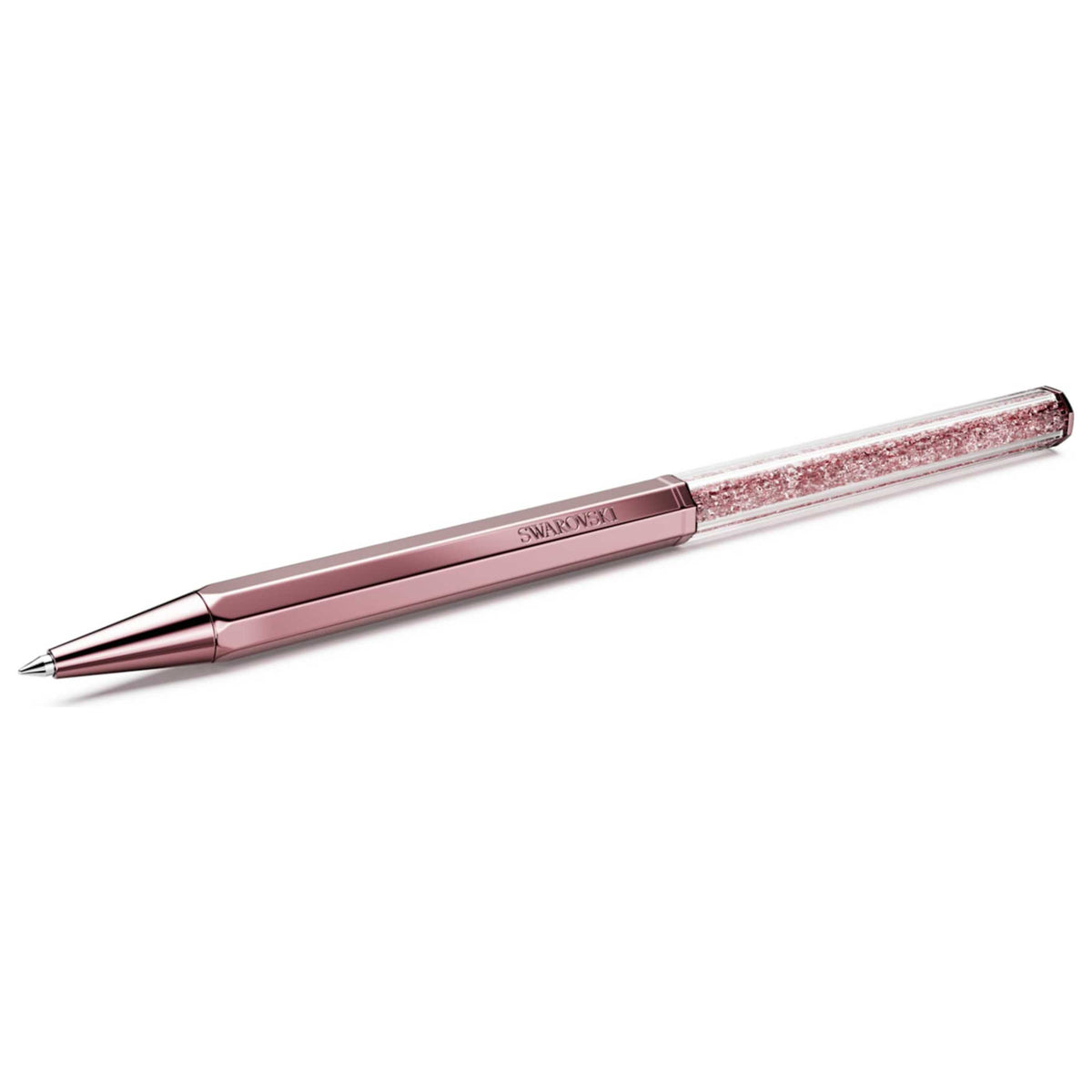 עט Crystalline עם קריסטלים ורודים של Swarovski