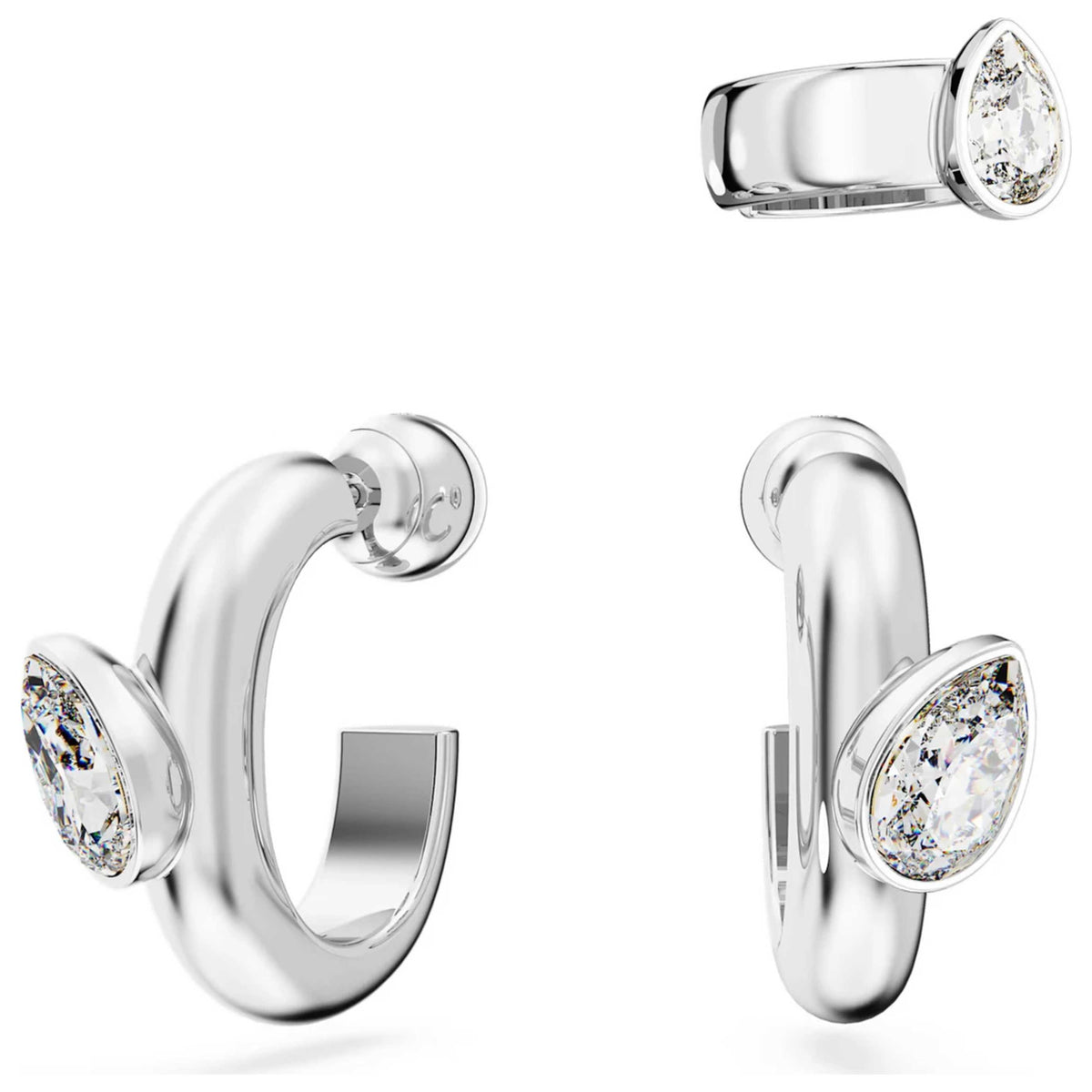 Swarovski Women's Dextera White Crystal Rhodium-Plated Bracelet 5671192