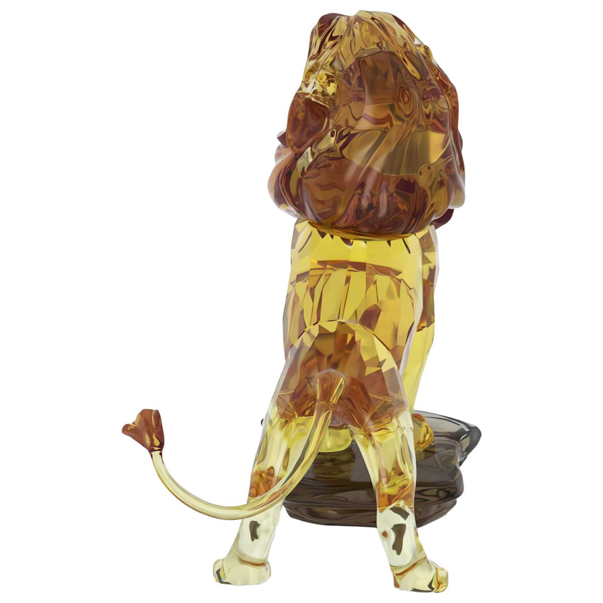 פסלון The Lion King: Mufasa עם קריסטלים צהובים של Swarovski