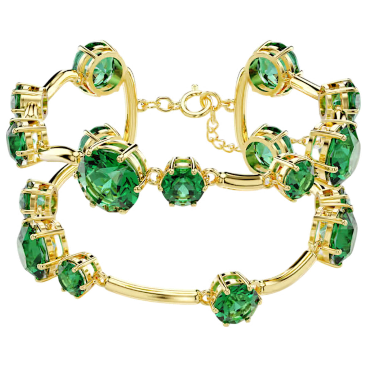 צמיד Constella עם קריסטלים ירוקים של Swarovski