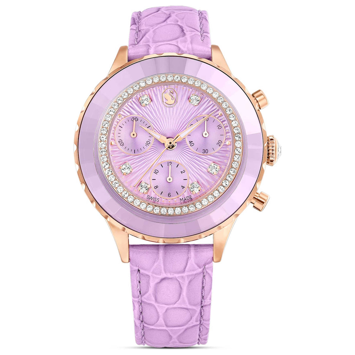 שעון Swarovski דגם Octa לנשים 37 מ״מ קוורץ