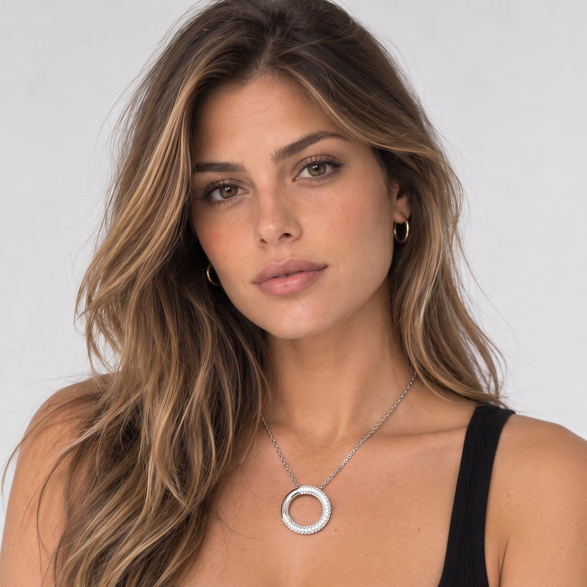 Swarovski Women's Dextera White Crystal Necklace 5692737