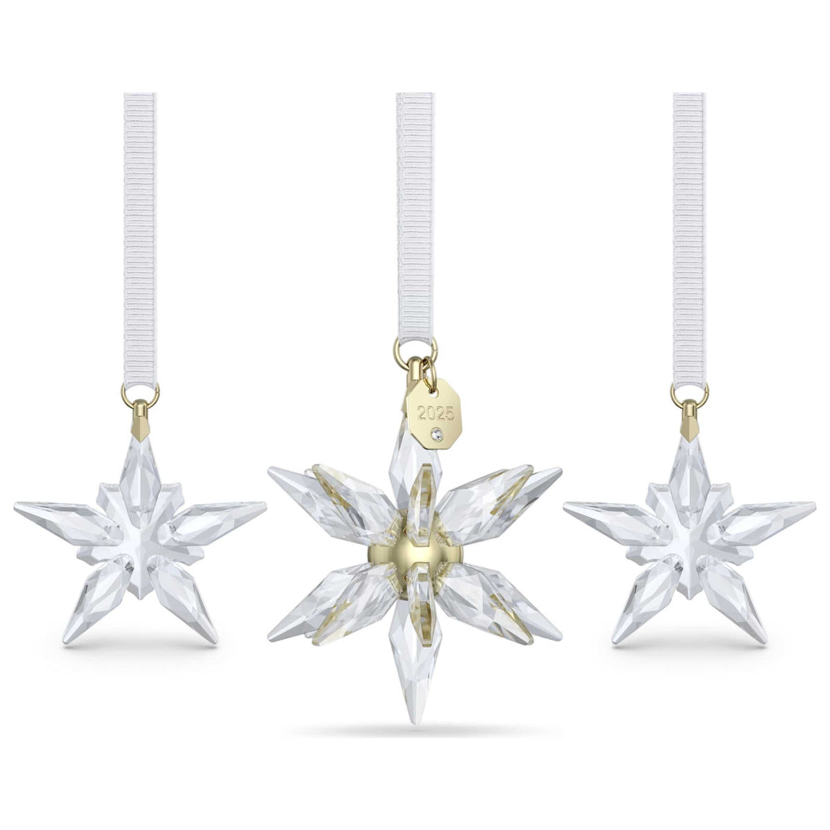 קישוט Annual Edition 2025 3D Set עם קריסטלים לבנים של Swarovski
