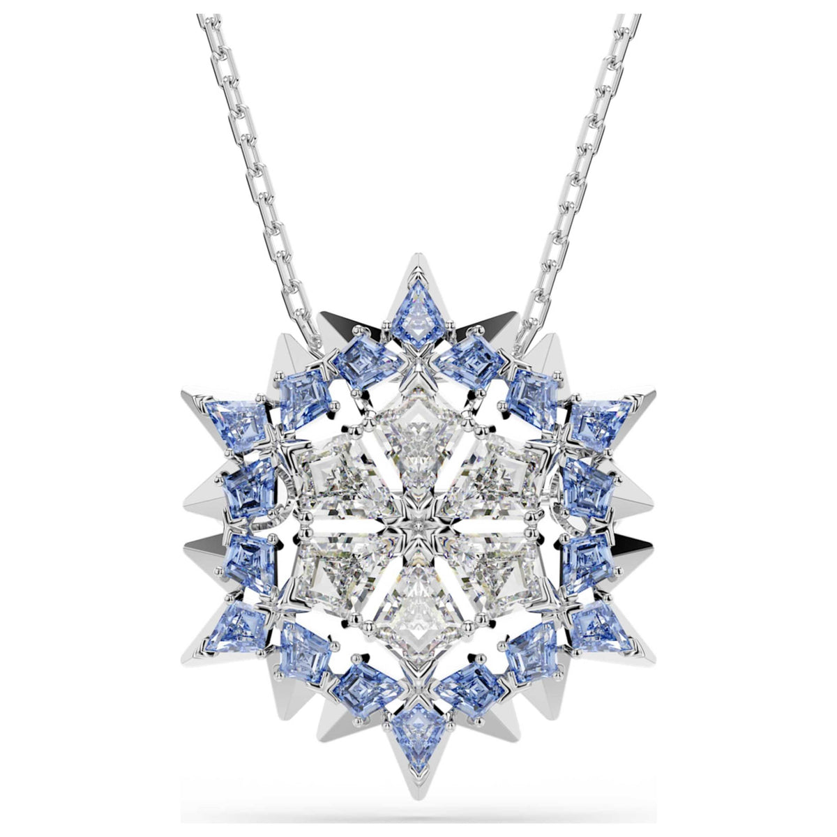 סט תכשיטים Magic Set: Snowflake עם קריסטלים כחולים של Swarovski