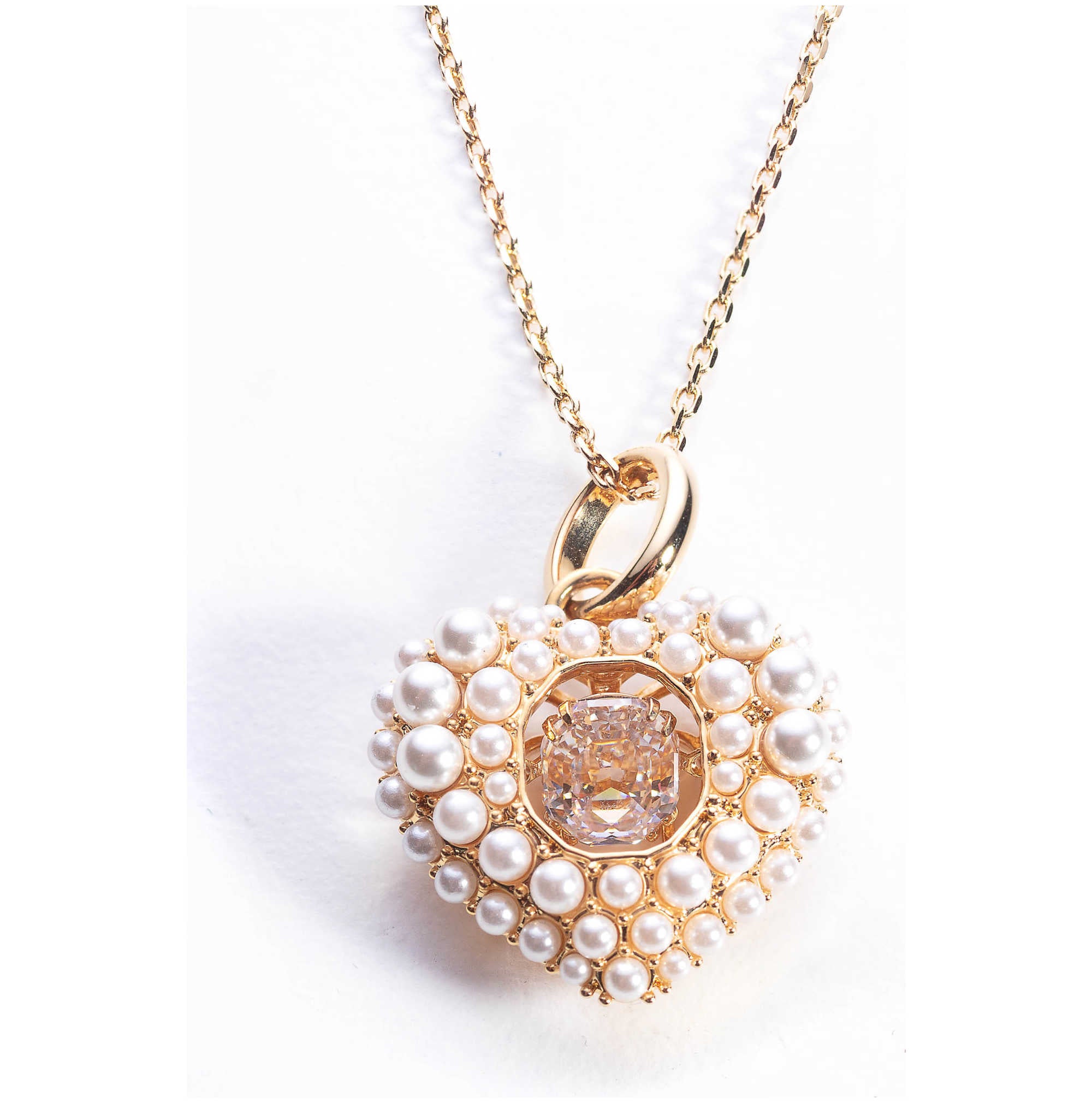 שרשרת Idyllia עם קריסטל לבן של Swarovski