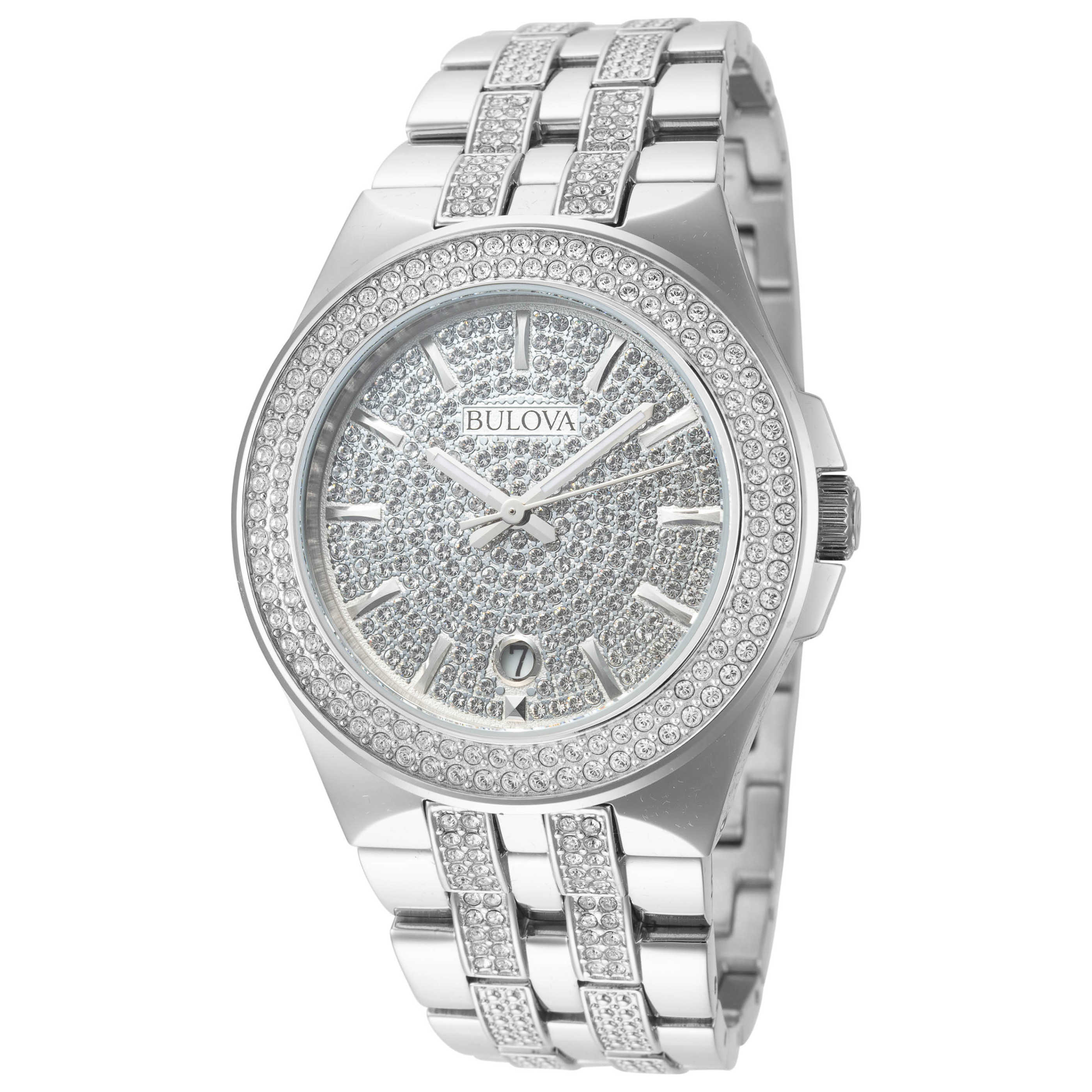 שעון לגבר Crystal של Bulova, קוורץ, 40 מ״מ