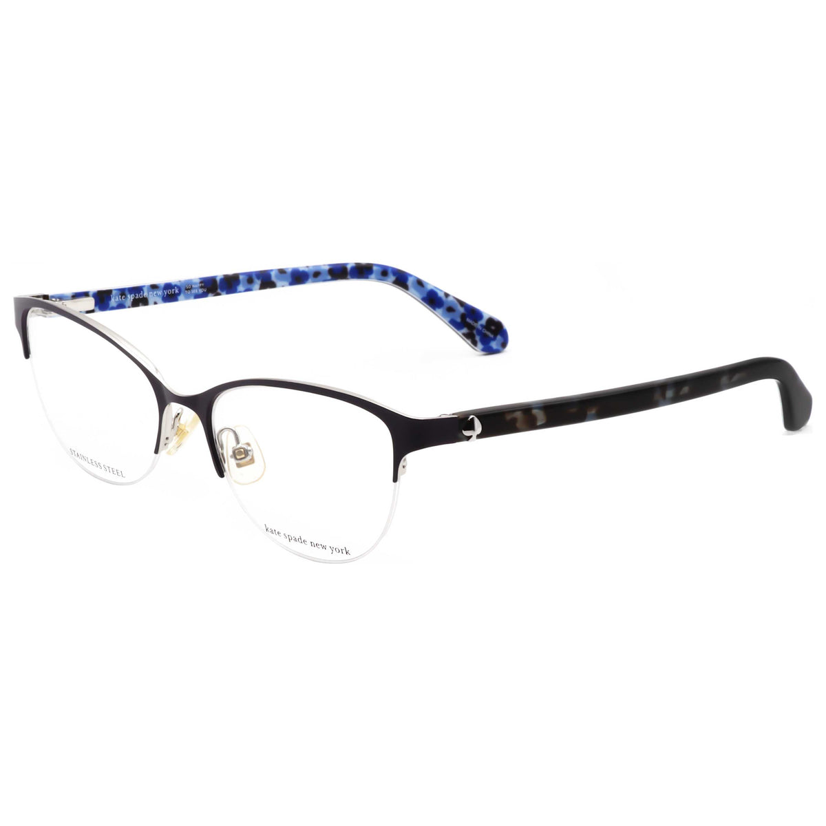 Kate Spade Women's 51mm Matte Blue Silver Eyeglasses ADALINA-F2G-51