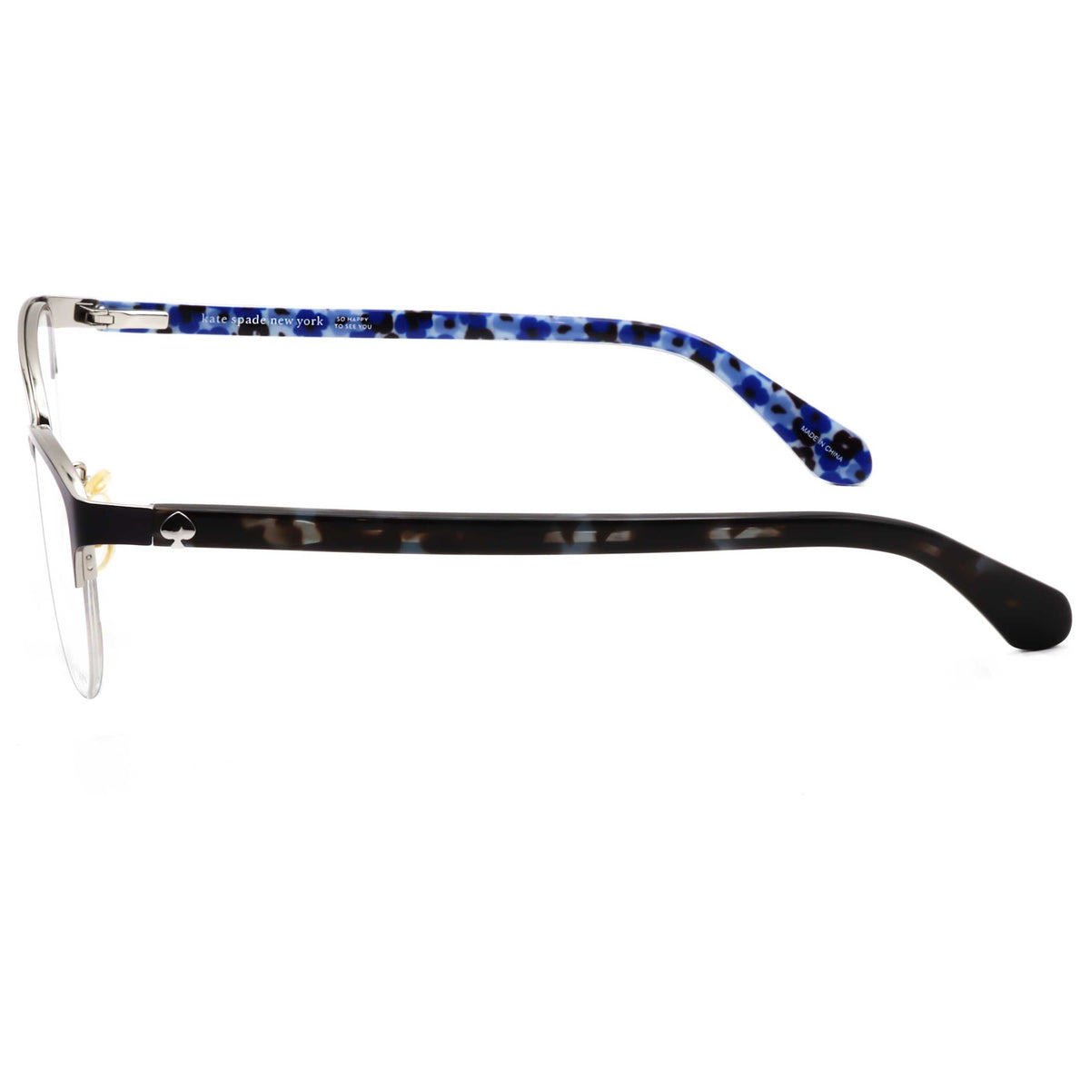 Kate Spade Women's 51mm Matte Blue Silver Eyeglasses ADALINA-F2G-51