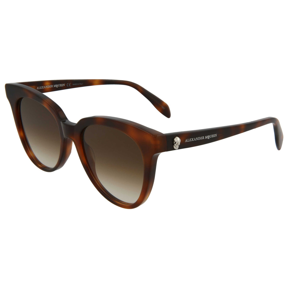 משקפי שמש Alexander McQueen דגם Am0159S לנשים 53 מ״מ בצבע הוואנה