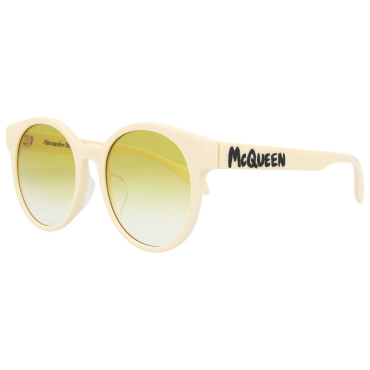 משקפי שמש Alexander McQueen דגם Am0349Sa לנשים 55 מ״מ בצבע לבן