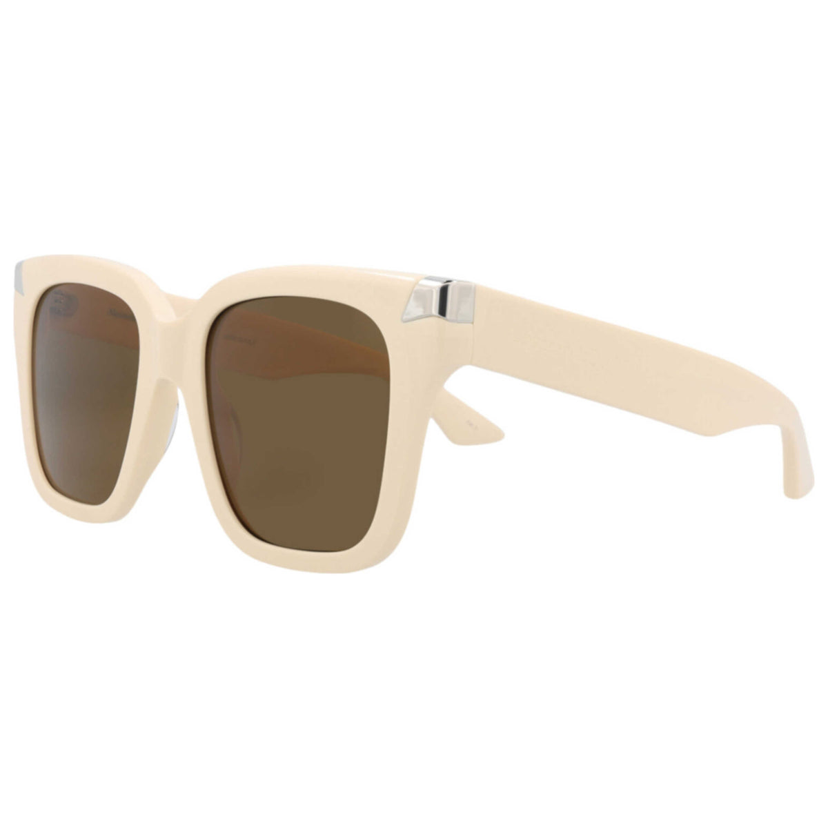 משקפי שמש Alexander McQueen דגם Am0440S לנשים 53 מ״מ בצבע Ivory