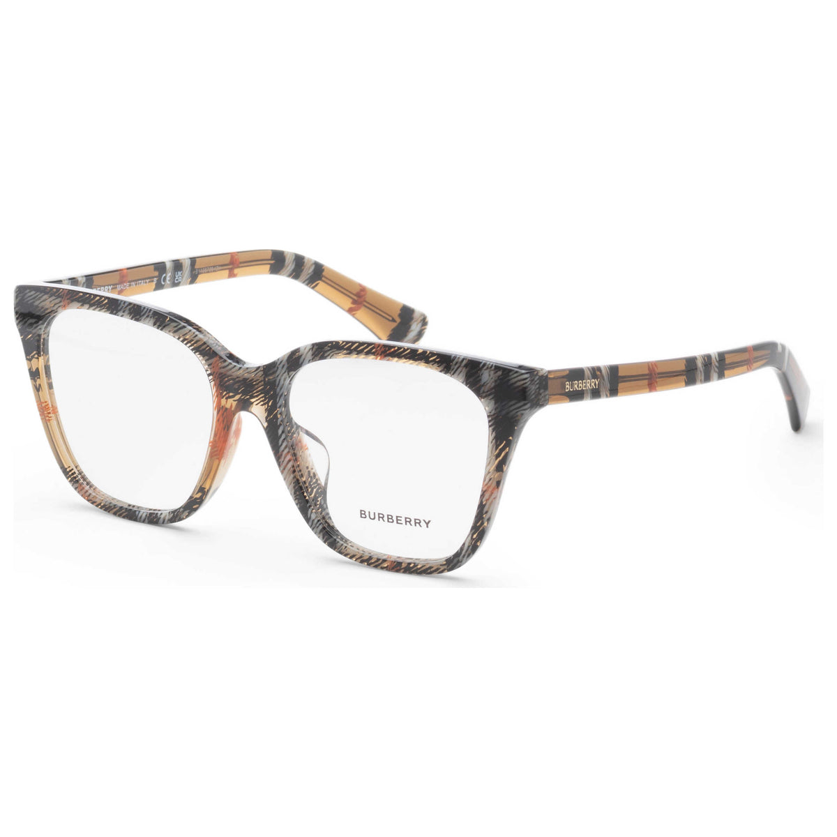 משקפי ראייה Burberry דגם Be2438F לנשים 53 מ״מ בצבע Checker Sand