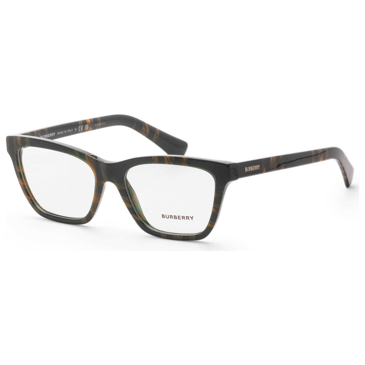משקפי ראייה Burberry דגם Be2440 לנשים 52 מ״מ בצבע Checker ירוק