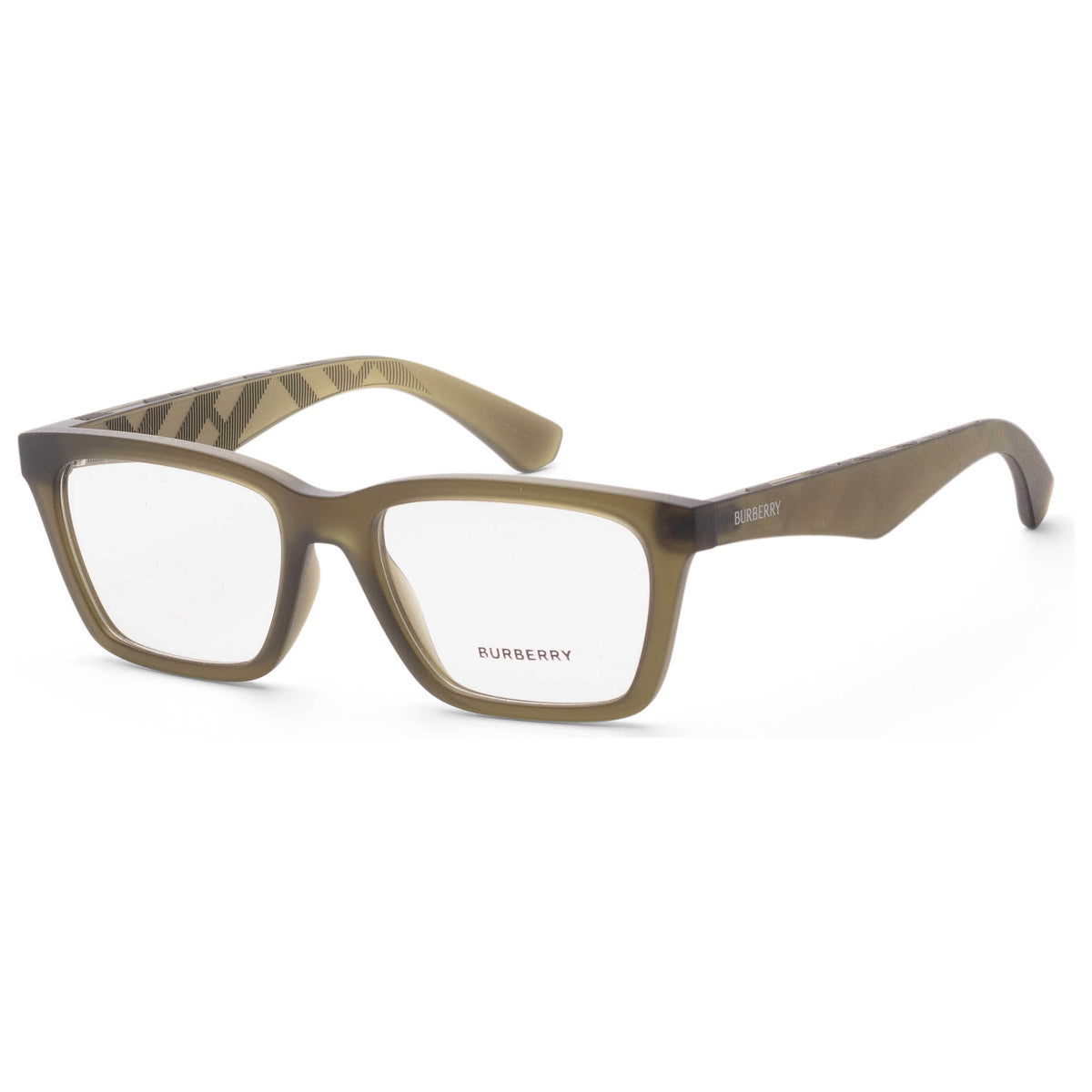 משקפי ראייה Burberry דגם Be2446U לגברים 53 מ״מ בצבע Verde Opaco