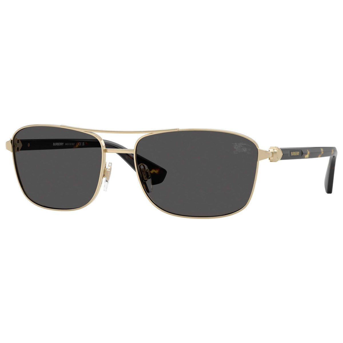 משקפי שמש Burberry דגם Be3163 לגברים 60 מ״מ בצבע Light זהב