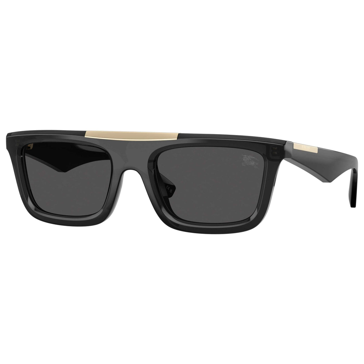 משקפי שמש Burberry דגם Be4451U לגברים 54 מ״מ בצבע שקוף Charcoal