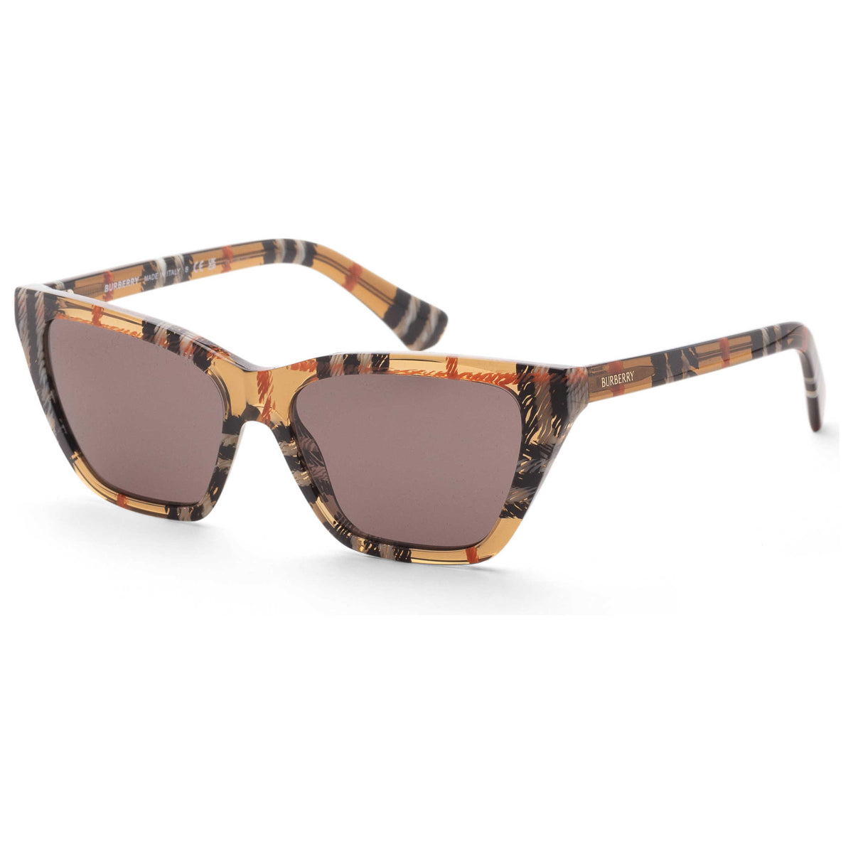 משקפי שמש Burberry דגם Be4468 לנשים 54 מ״מ בצבע Checker Sand