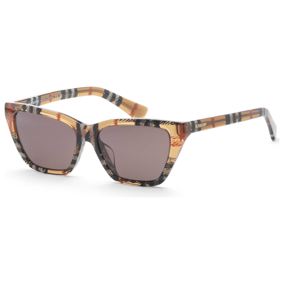 משקפי שמש Burberry דגם Be4468F לנשים 54 מ״מ בצבע Checker Sand