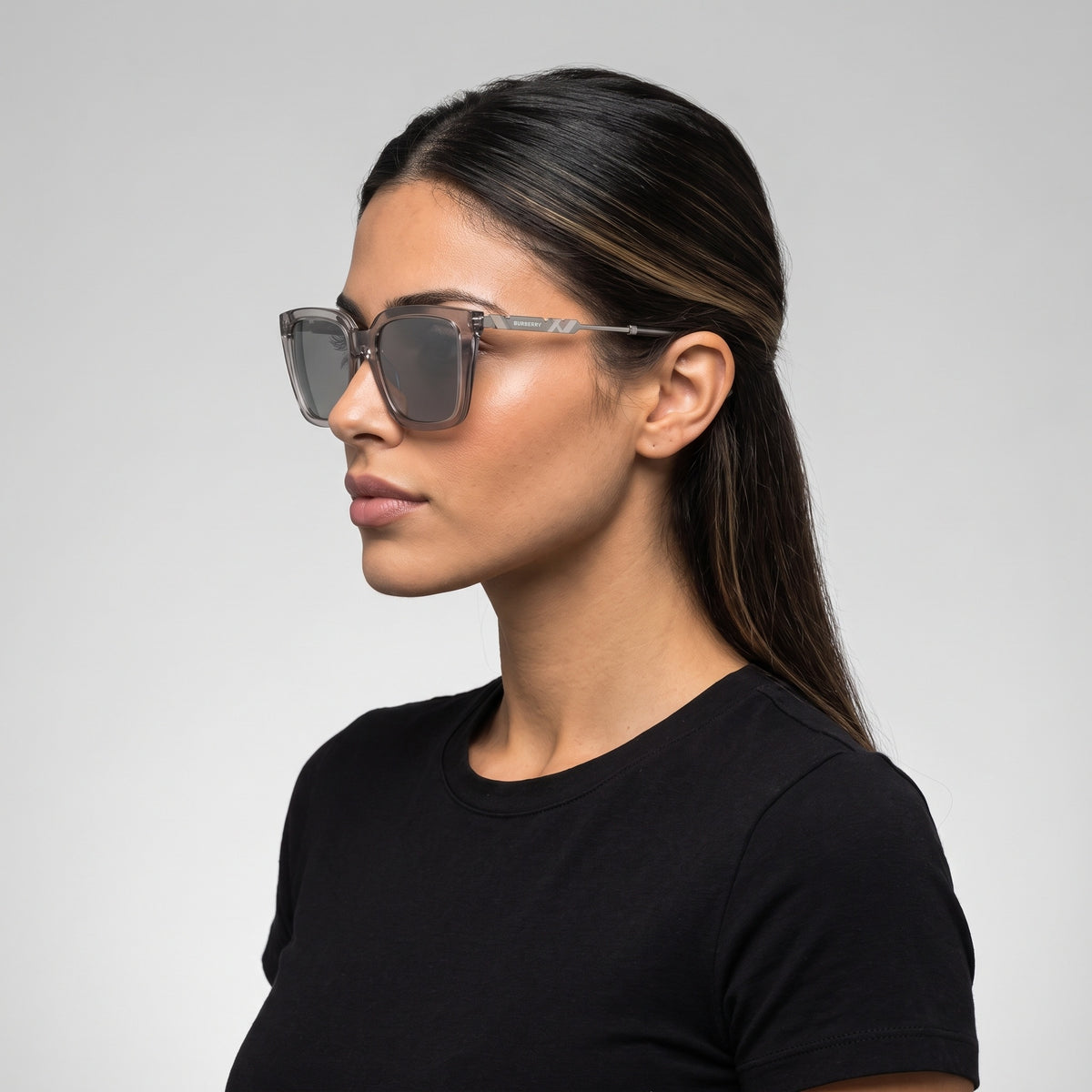 Burberry Women's 52mm Translucent Grey Sunglasses BE4473U-419787-52