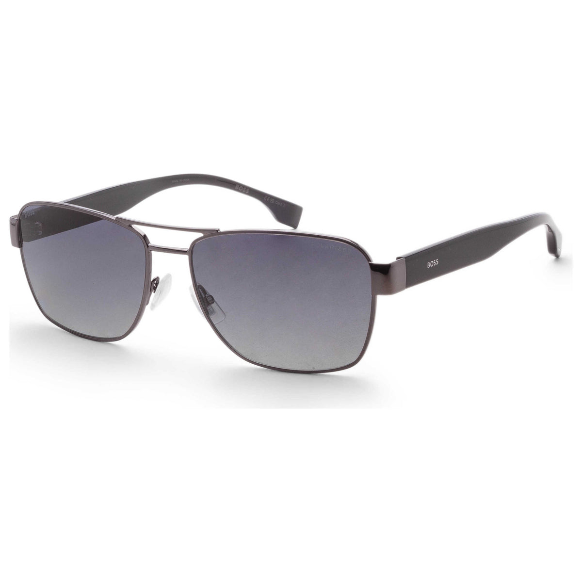 Hugo Boss Men's 60mm Black Dark Ruthenium Sunglasses BOSS1441OS-0ANS-WJ