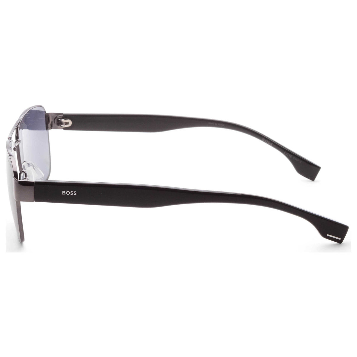 Hugo Boss Men's 60mm Black Dark Ruthenium Sunglasses BOSS1441OS-0ANS-WJ