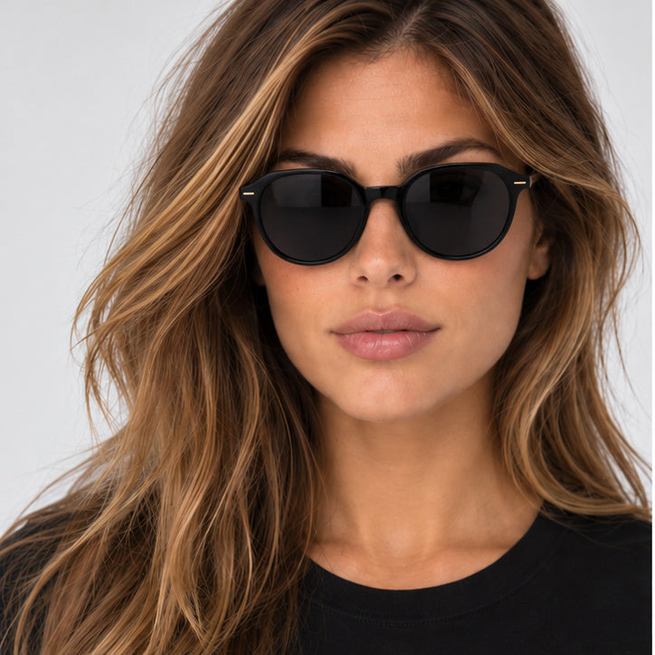 משקפי שמש Hugo Boss לנשים 51 מ״מ בצבע שחור קריסטל