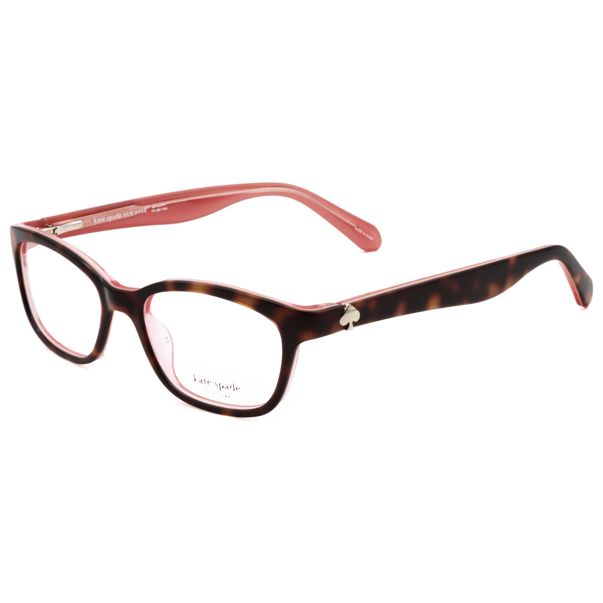 משקפי ראייה Kate Spade דגם Brylie לנשים 48 מ״מ בצבע הוואנה ורוד